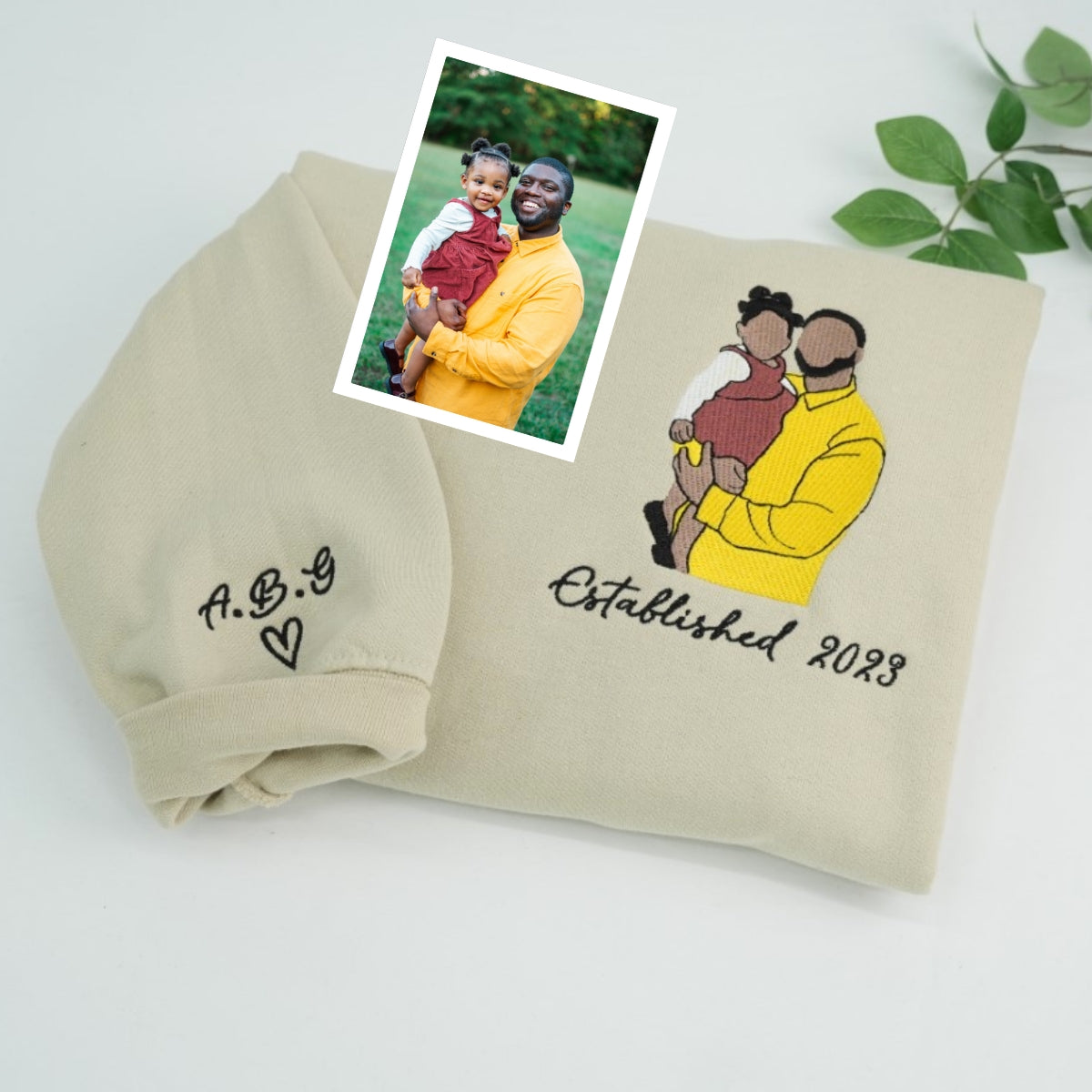 Individuell bestickte Engel- und Dämonenkatze-Kapuzenpullover für Paare