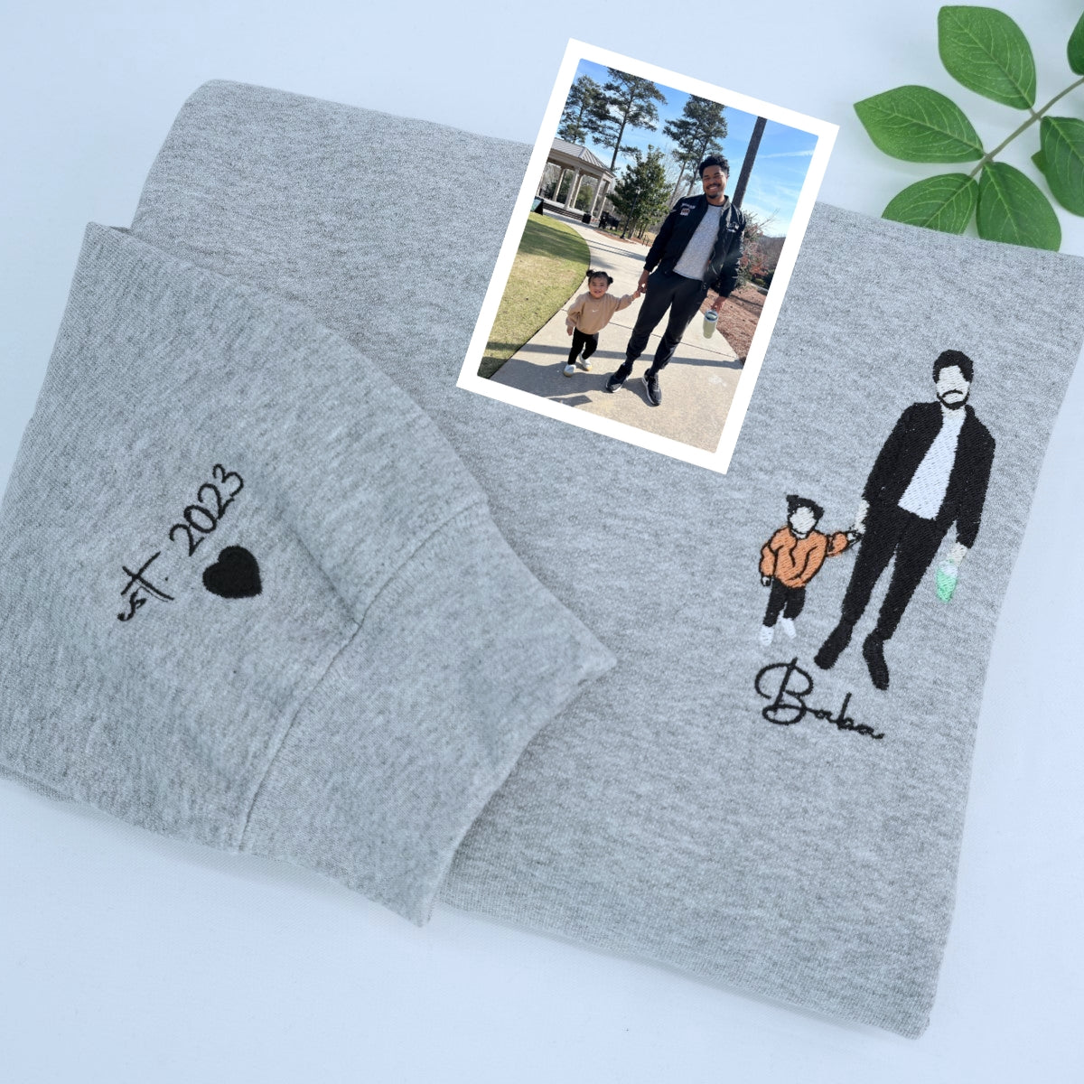 Individuell bestickte Engel- und Dämonenkatze-Kapuzenpullover für Paare