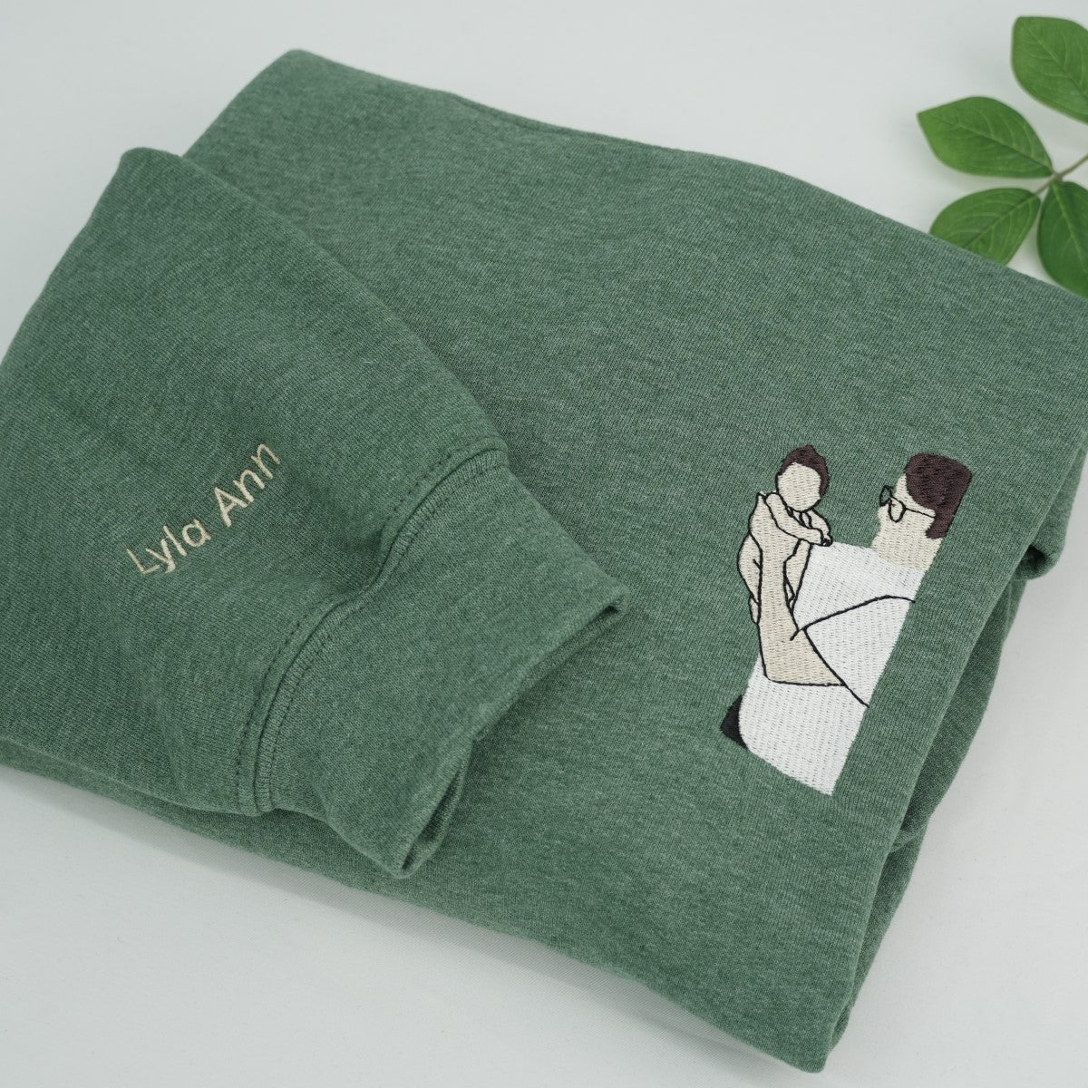 Individuell bestickte Engel- und Dämonenkatze-Kapuzenpullover für Paare