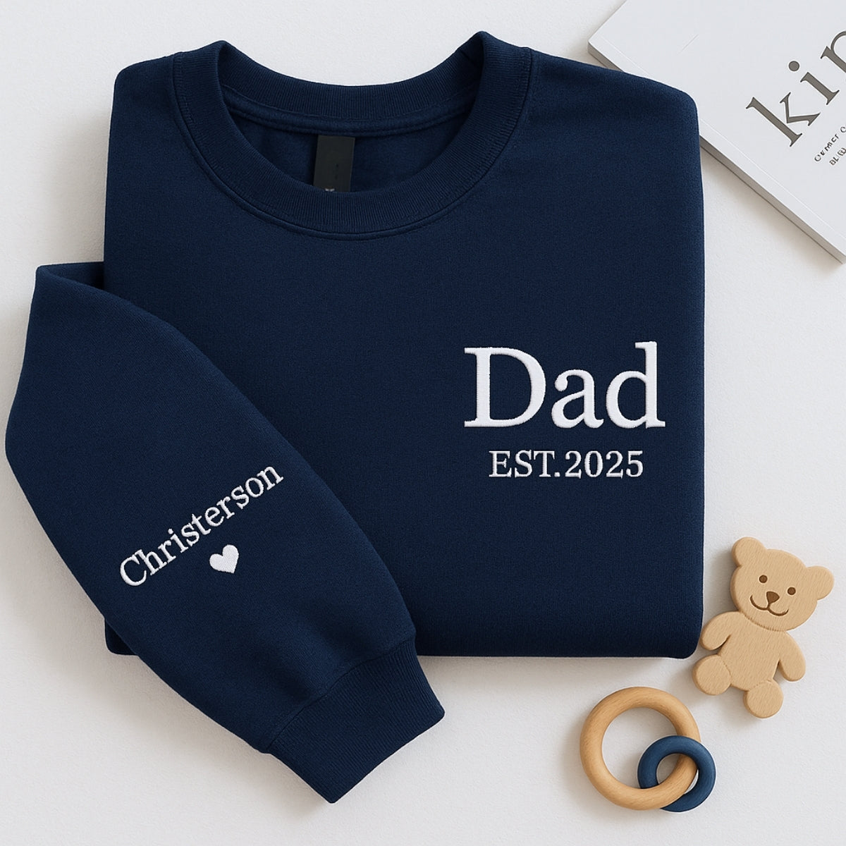 Individuell bestickte Engel- und Dämonenkatze-Kapuzenpullover für Paare