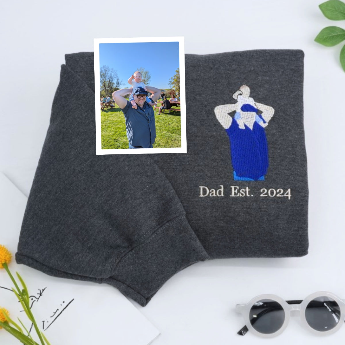 Individuell bestickte Engel- und Dämonenkatze-Kapuzenpullover für Paare