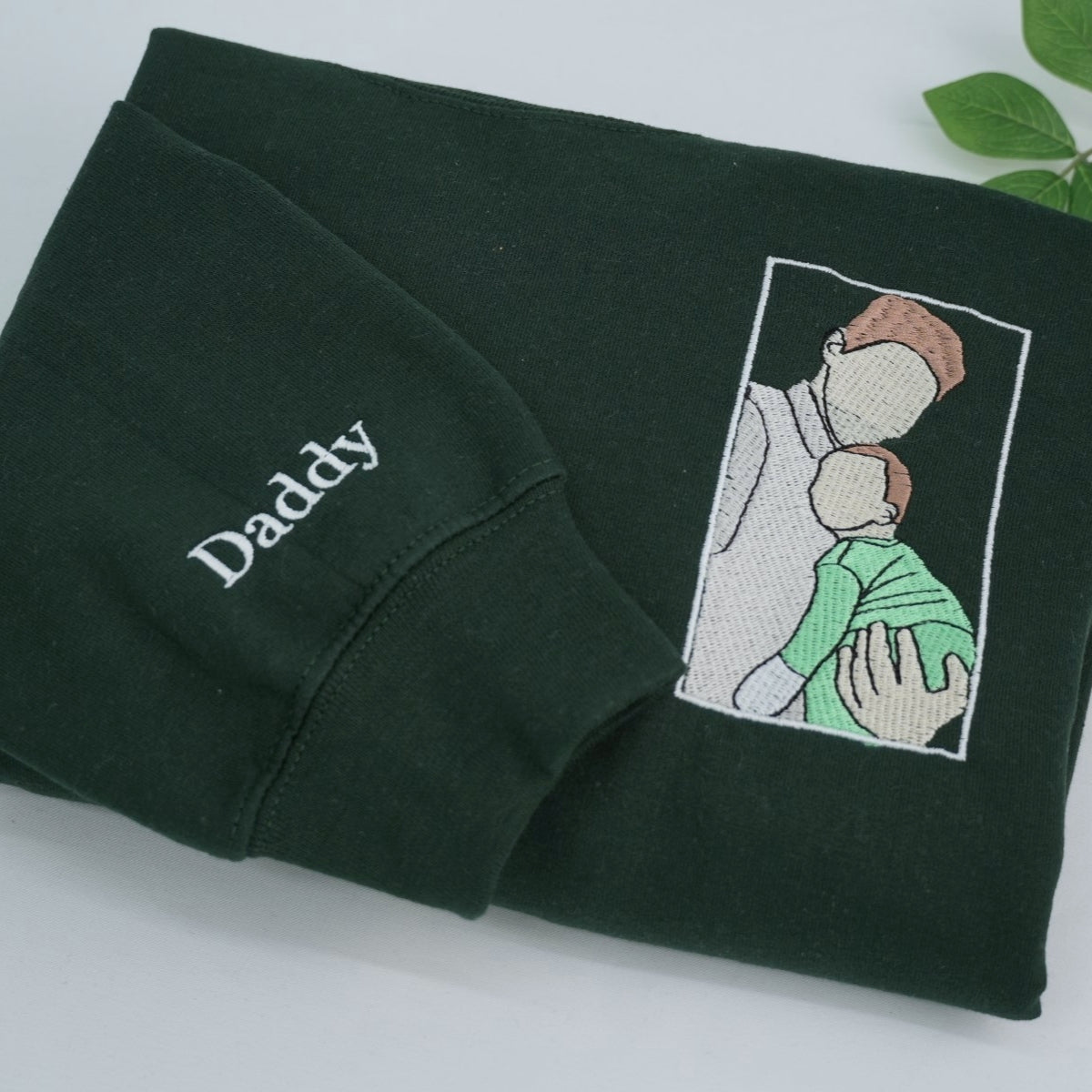 Individuell bestickte Engel- und Dämonenkatze-Kapuzenpullover für Paare