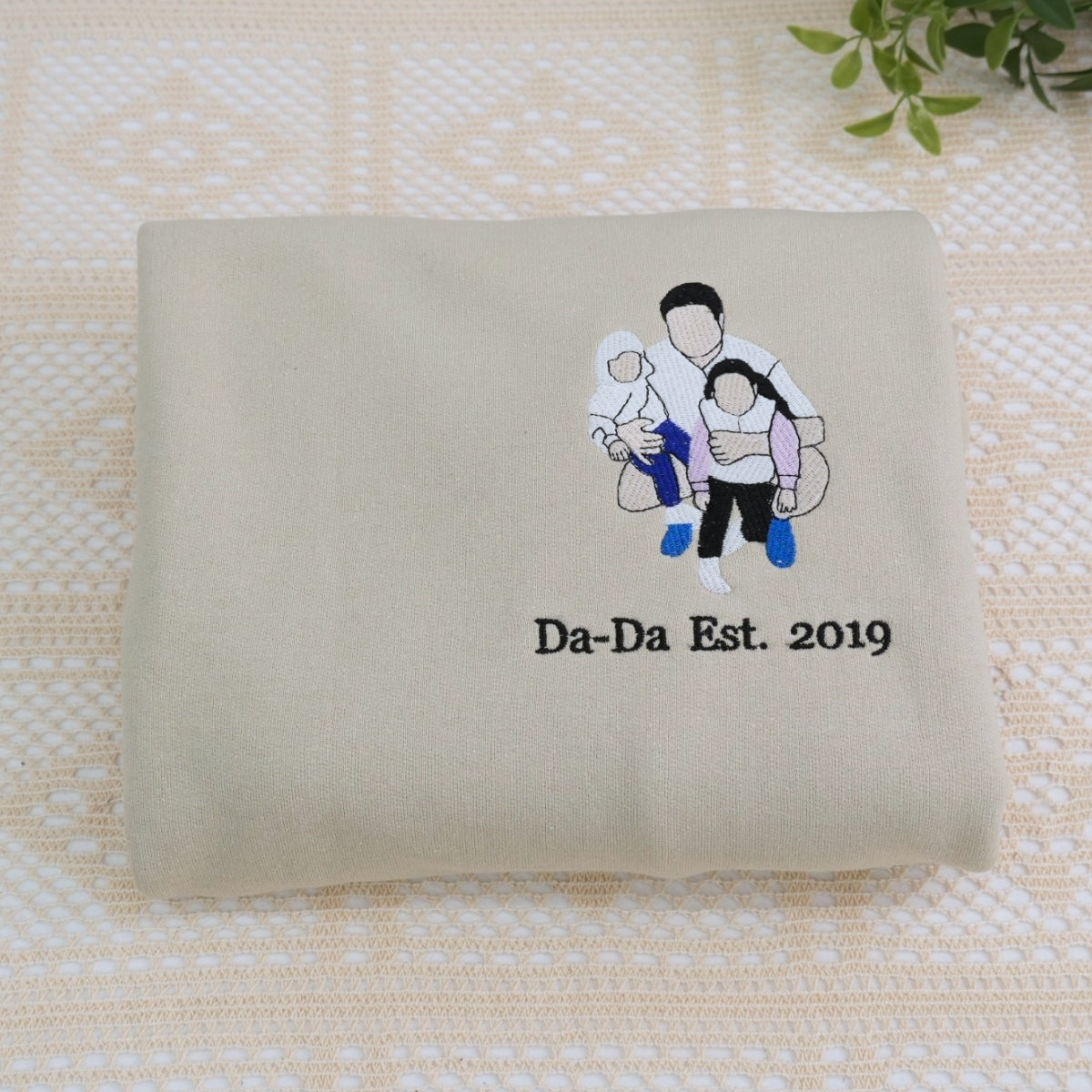 Individuell bestickte Engel- und Dämonenkatze-Kapuzenpullover für Paare