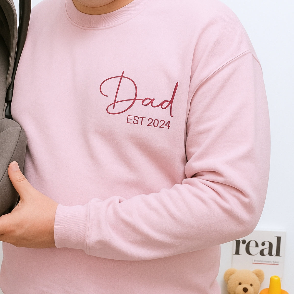 Individuell bestickte Engel- und Dämonenkatze-Kapuzenpullover für Paare