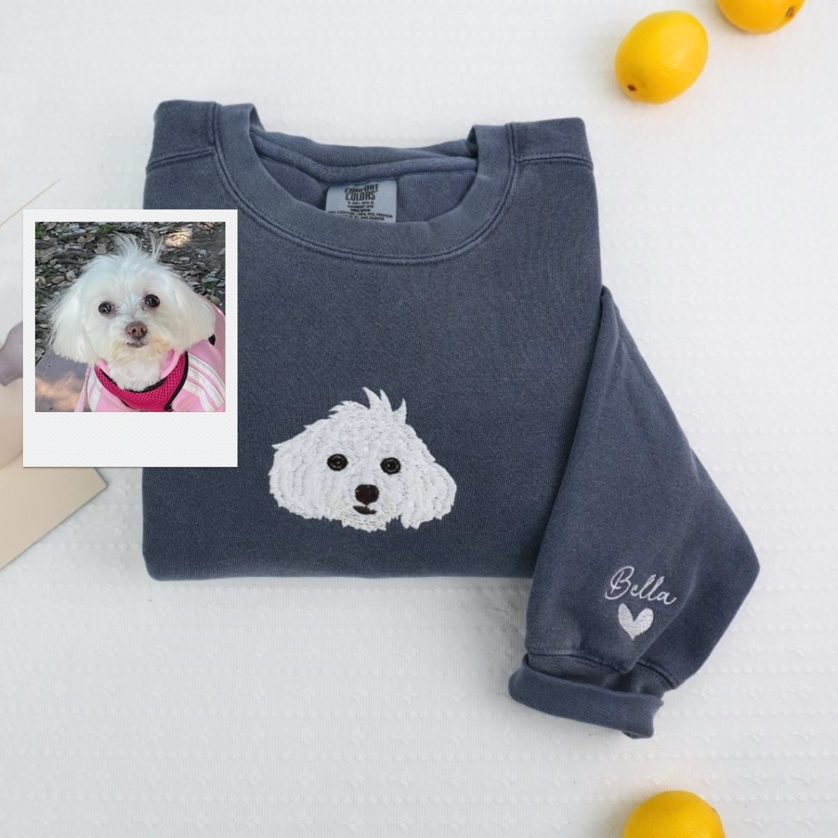 Individuell bestickte Engel- und Dämonenkatze-Kapuzenpullover für Paare