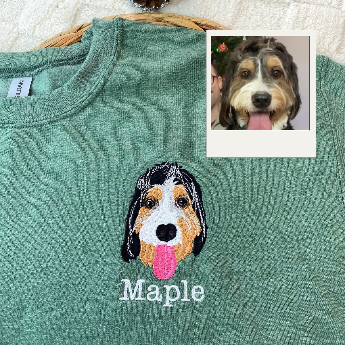 Individuell bestickte Engel- und Dämonenkatze-Kapuzenpullover für Paare