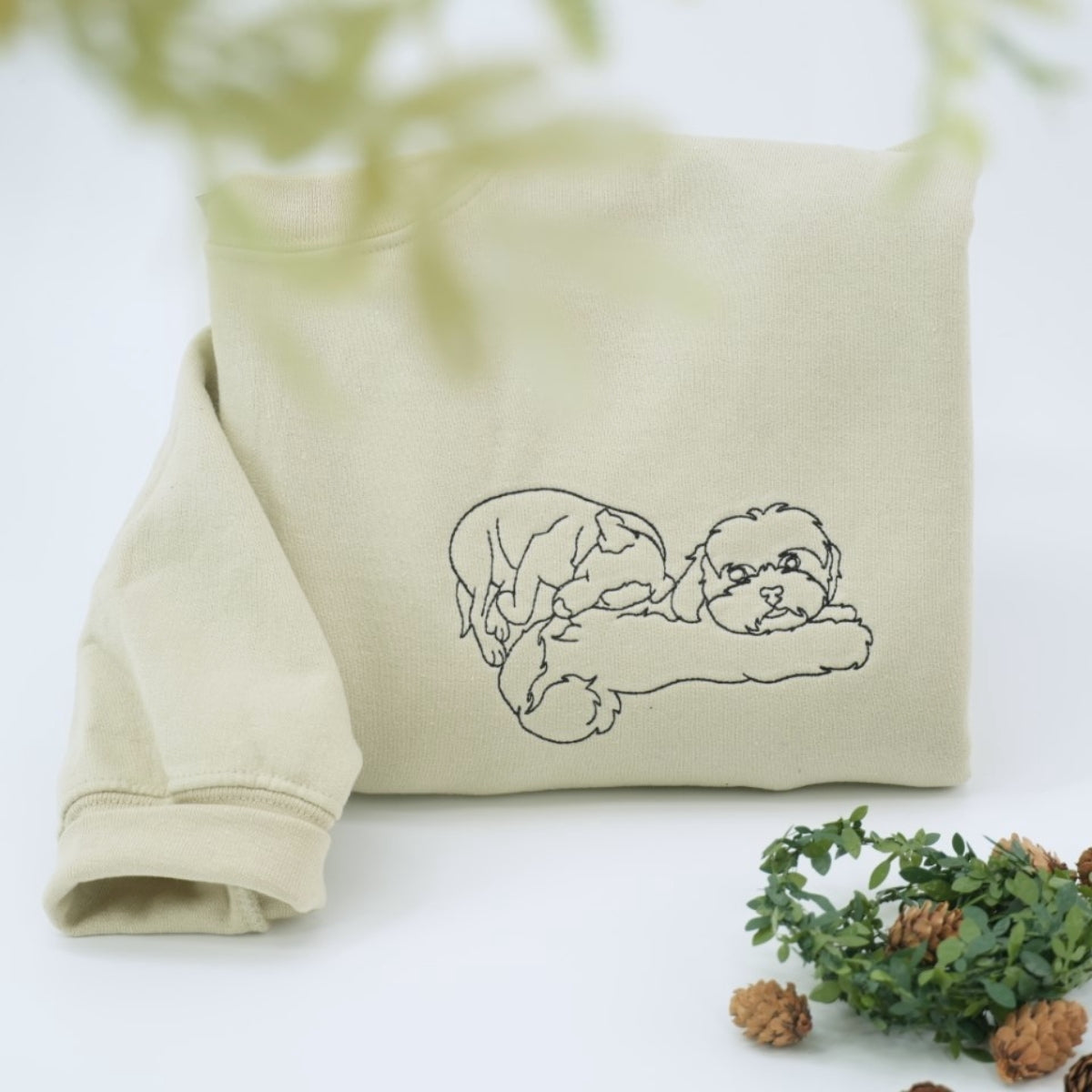 Individuell bestickte Engel- und Dämonenkatze-Kapuzenpullover für Paare