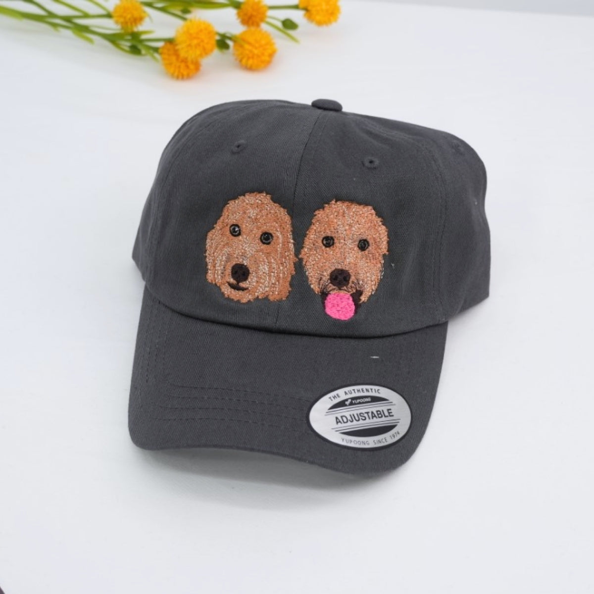 Individuell bestickte Engel- und Dämonenkatze-Kapuzenpullover für Paare