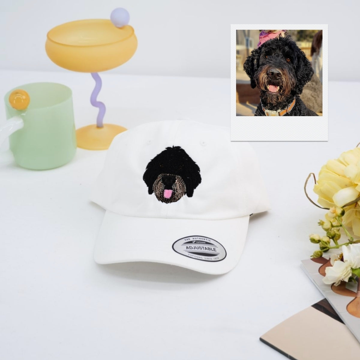 Individuell bestickte Engel- und Dämonenkatze-Kapuzenpullover für Paare