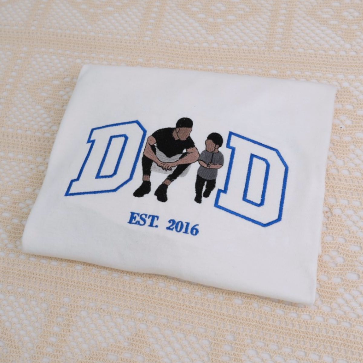 Individuell bestickte Engel- und Dämonenkatze-Kapuzenpullover für Paare