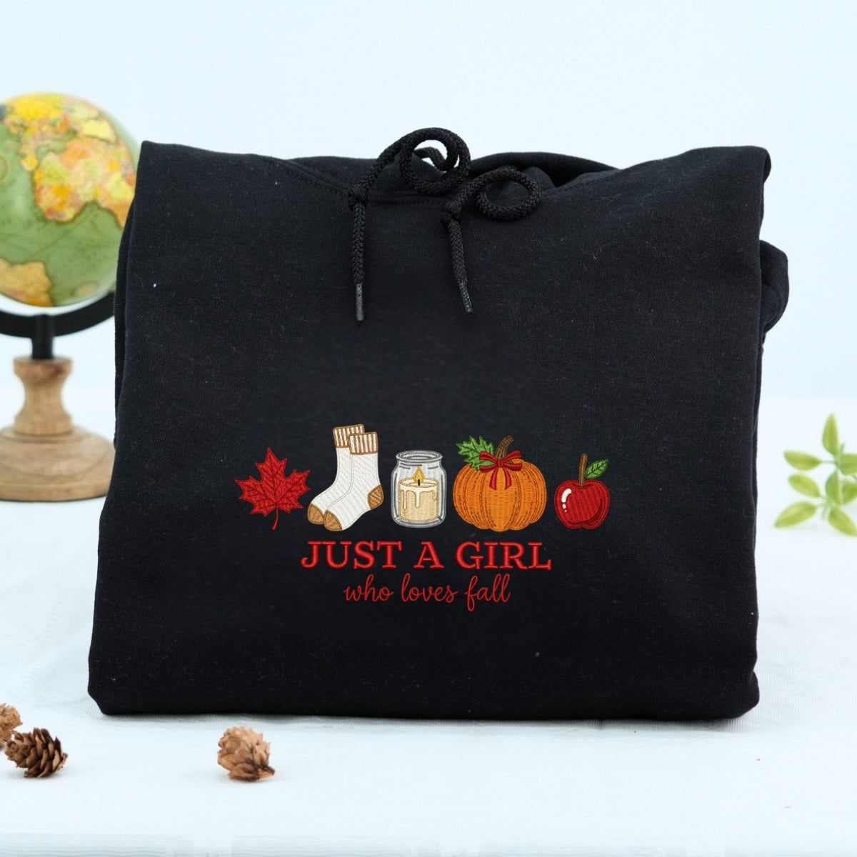 Individuell bestickte Engel- und Dämonenkatze-Kapuzenpullover für Paare