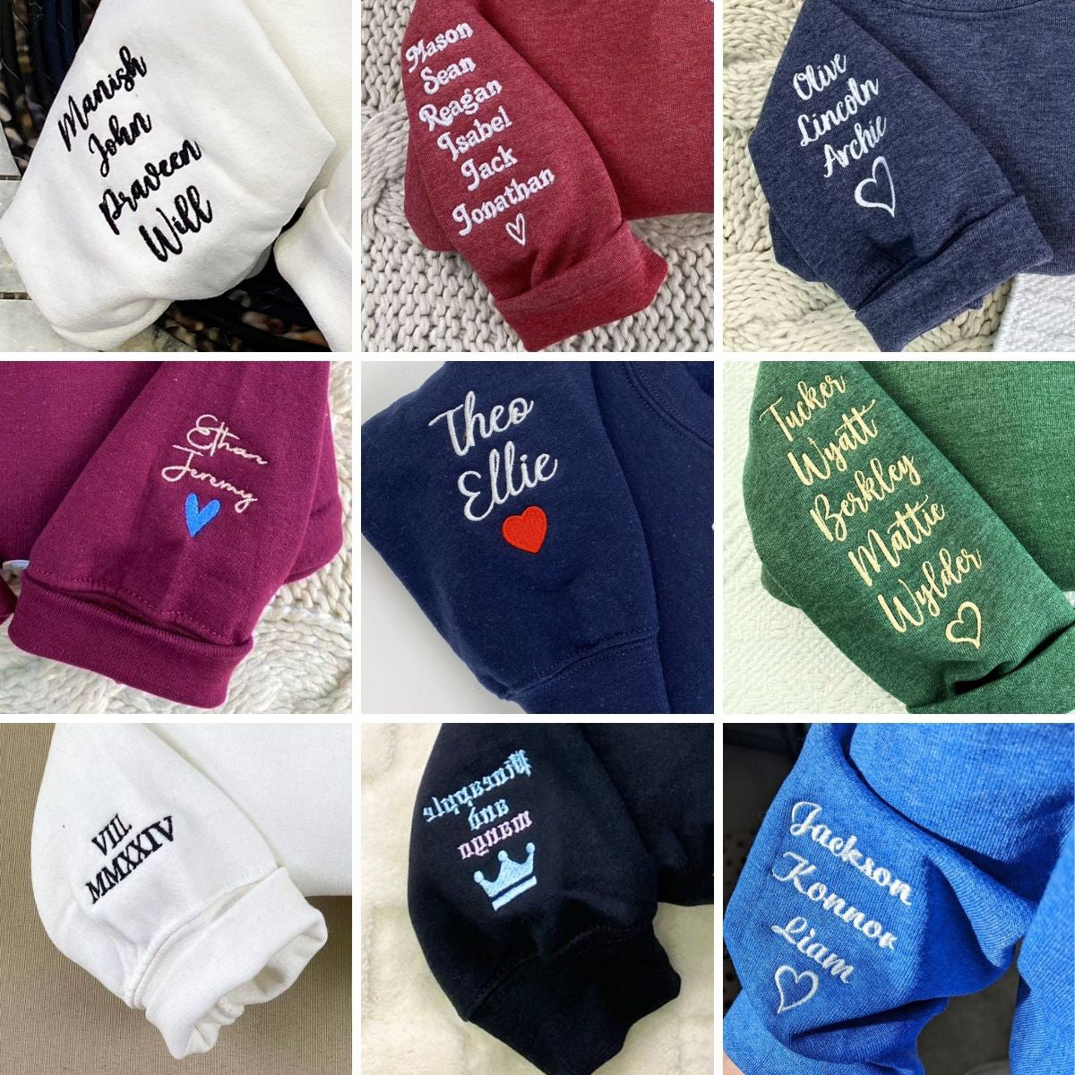 Individuell bestickte Engel- und Dämonenkatze-Kapuzenpullover für Paare