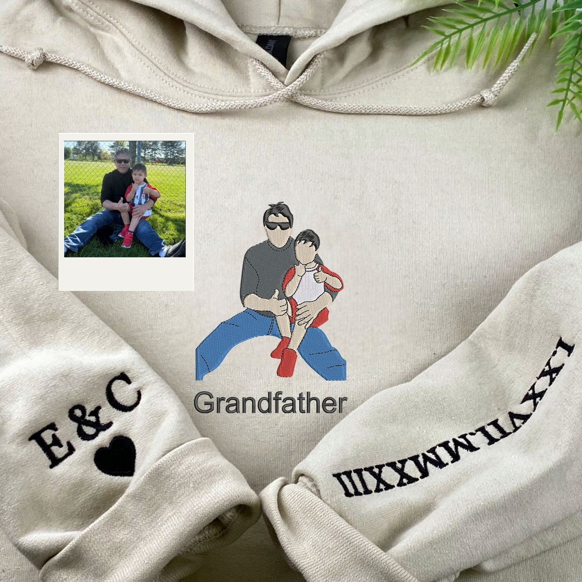 Individuell bestickte Engel- und Dämonenkatze-Kapuzenpullover für Paare