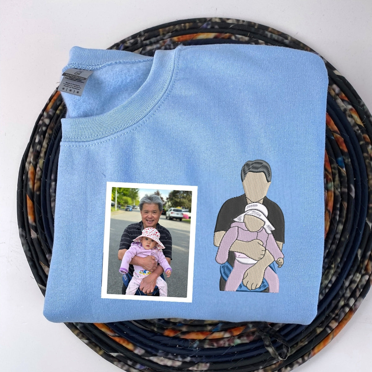 Individuell bestickte Engel- und Dämonenkatze-Kapuzenpullover für Paare