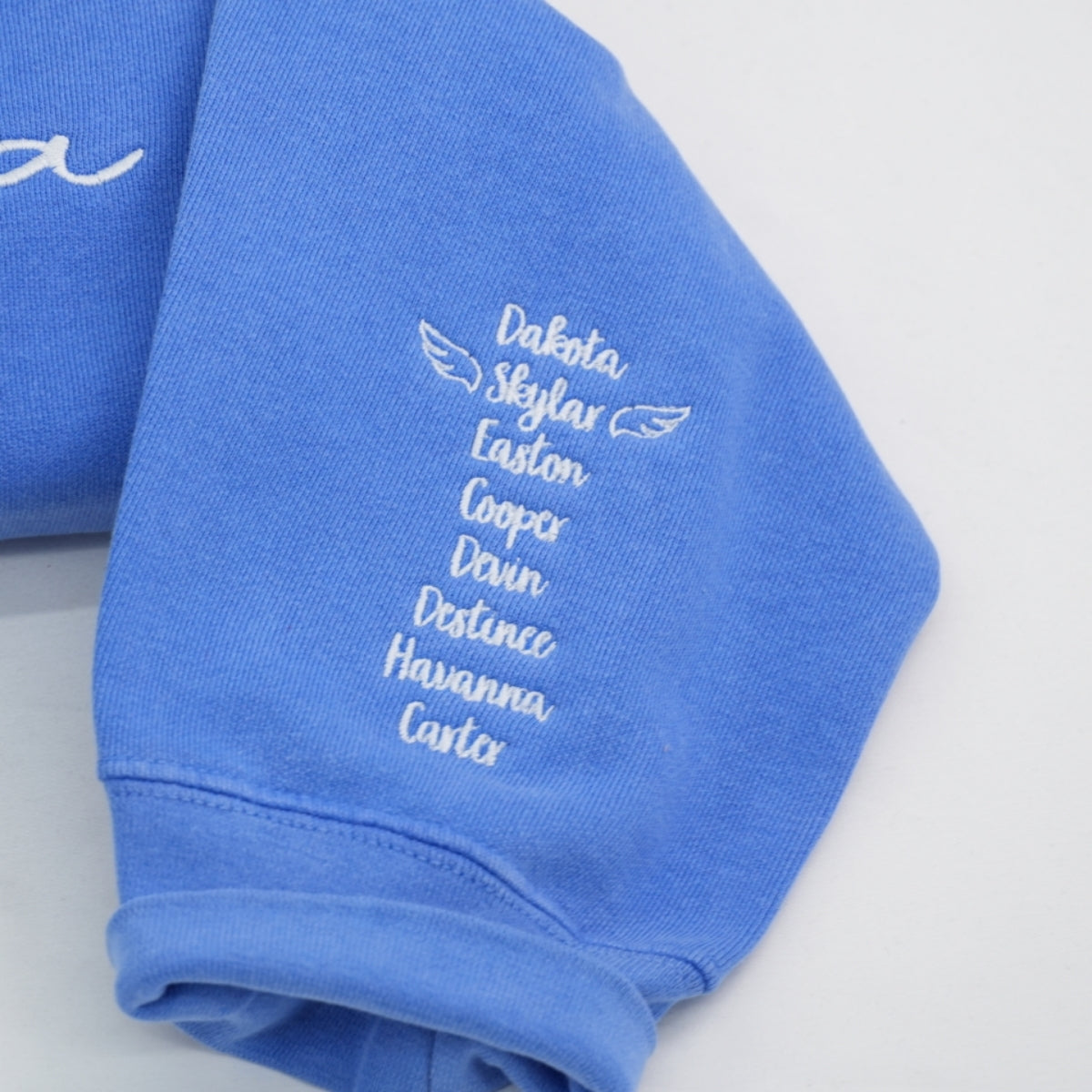 Individuell bestickte Engel- und Dämonenkatze-Kapuzenpullover für Paare