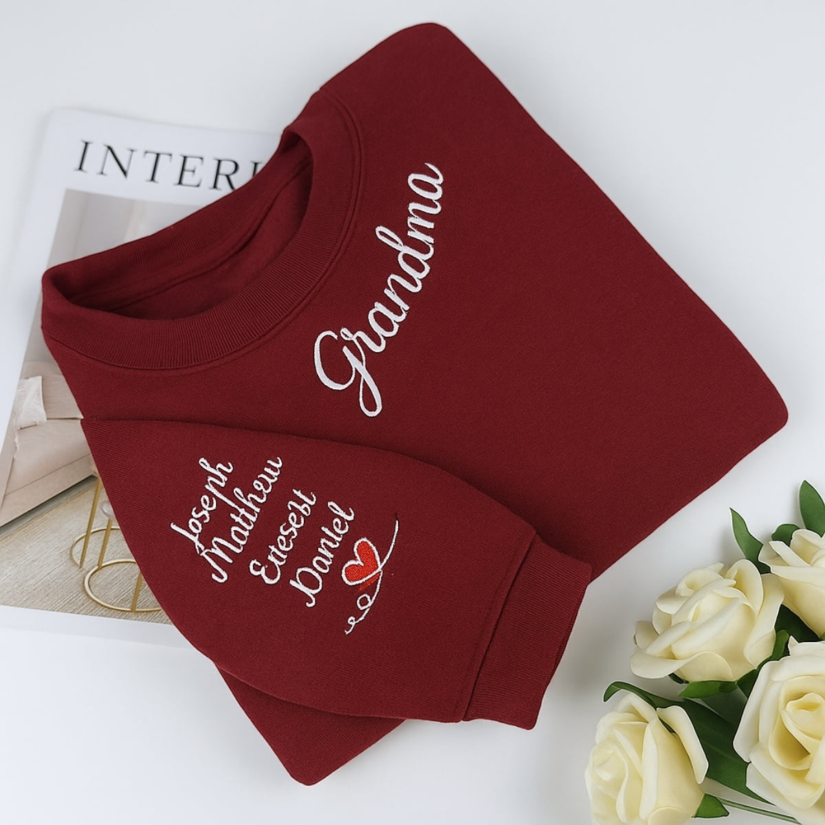 Individuell bestickte Engel- und Dämonenkatze-Kapuzenpullover für Paare