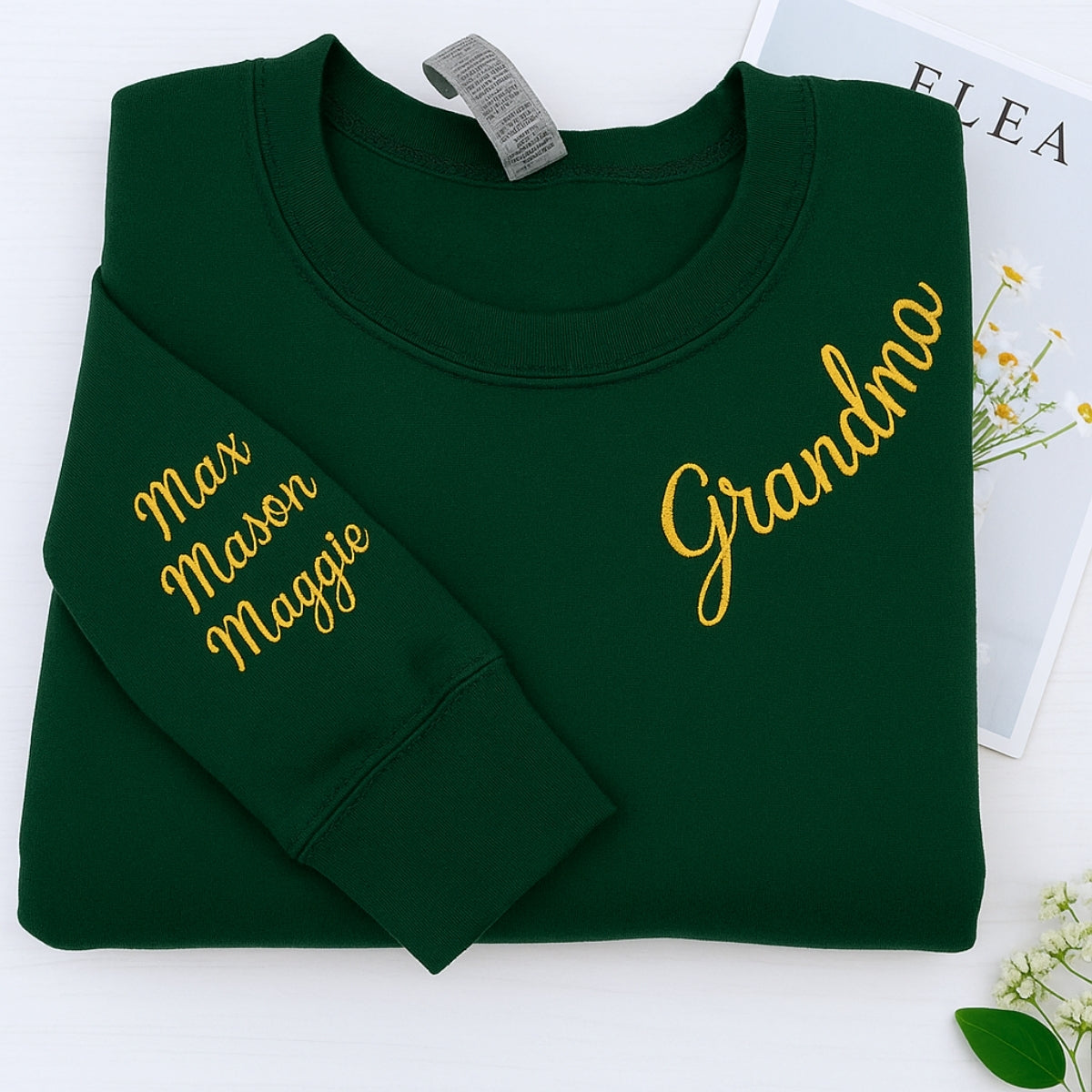 Individuell bestickte Engel- und Dämonenkatze-Kapuzenpullover für Paare