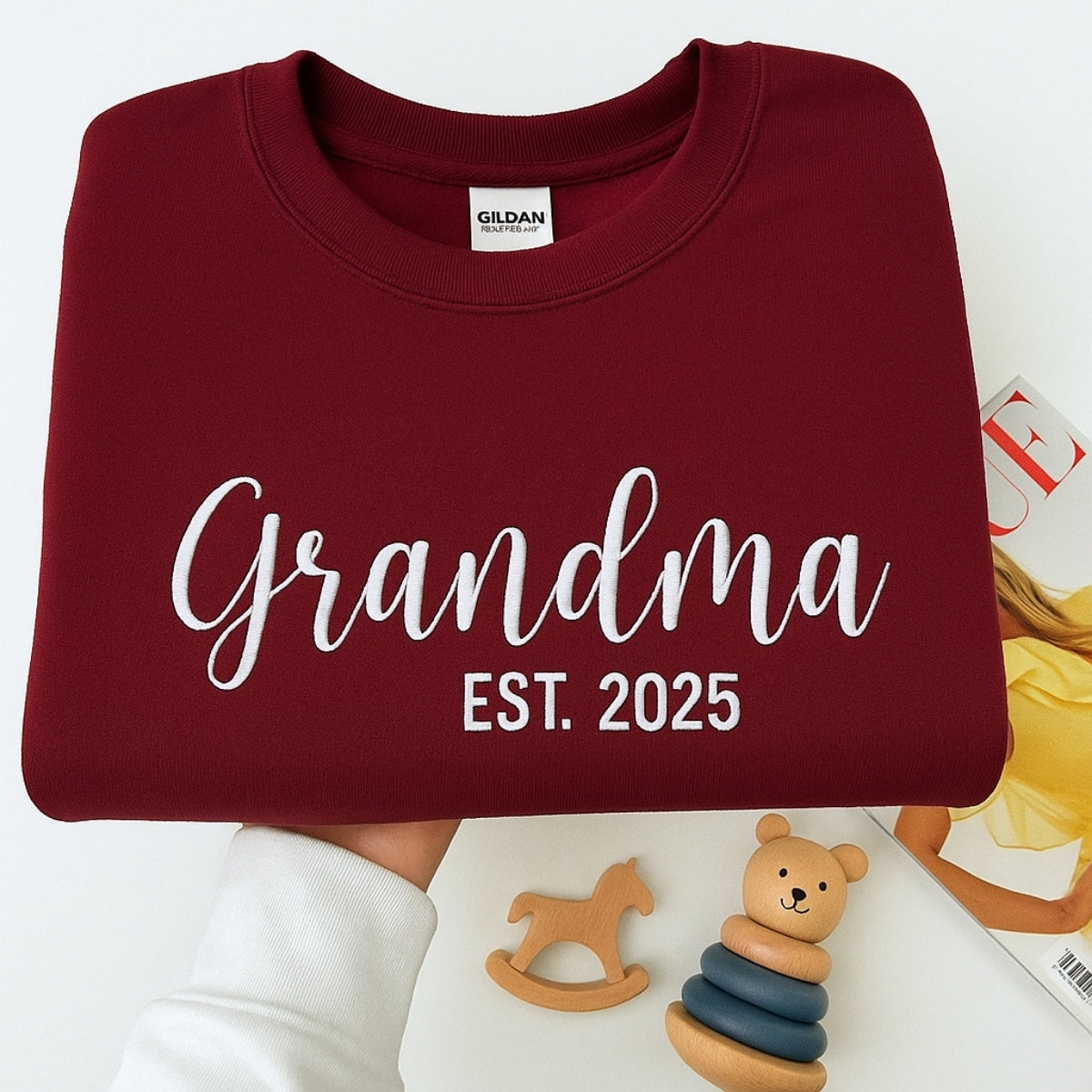 Individuell bestickte Engel- und Dämonenkatze-Kapuzenpullover für Paare