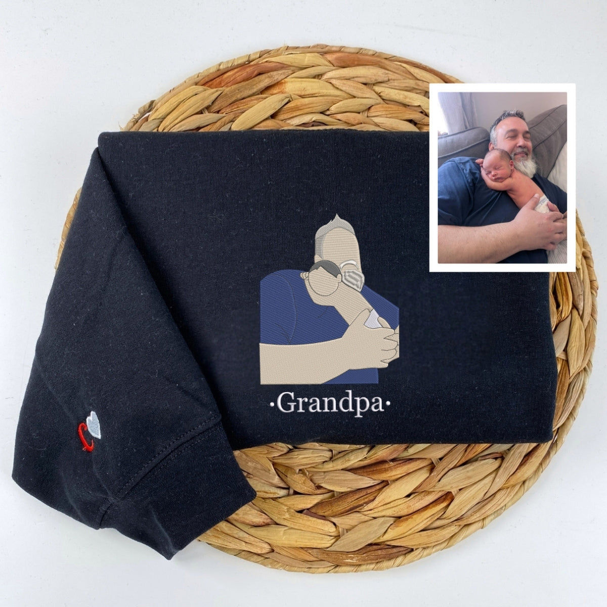 Individuell bestickte Engel- und Dämonenkatze-Kapuzenpullover für Paare