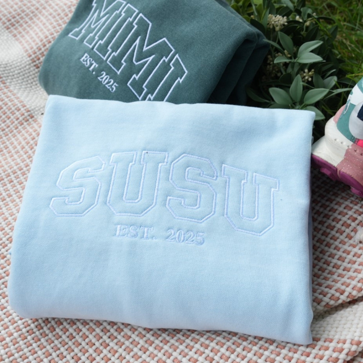 Individuell bestickte Engel- und Dämonenkatze-Kapuzenpullover für Paare