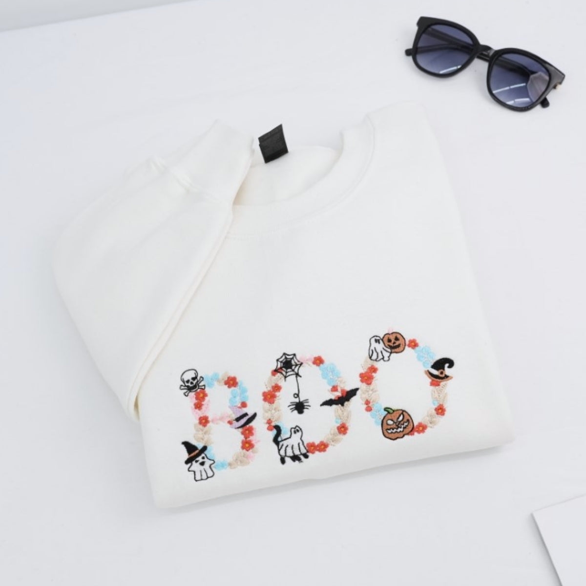 Individuell bestickte Engel- und Dämonenkatze-Kapuzenpullover für Paare