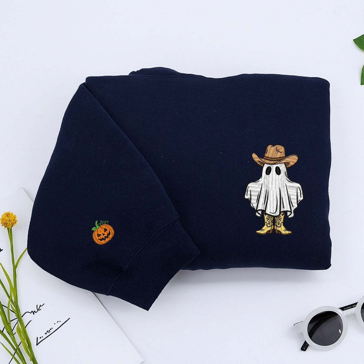 Individuell bestickte Engel- und Dämonenkatze-Kapuzenpullover für Paare