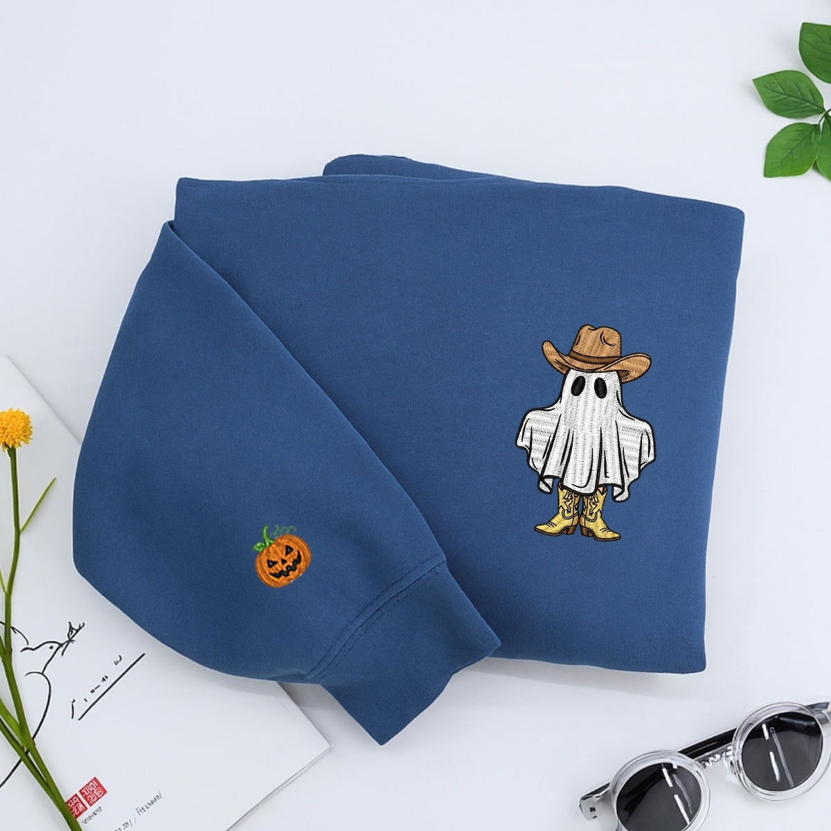 Individuell bestickte Engel- und Dämonenkatze-Kapuzenpullover für Paare