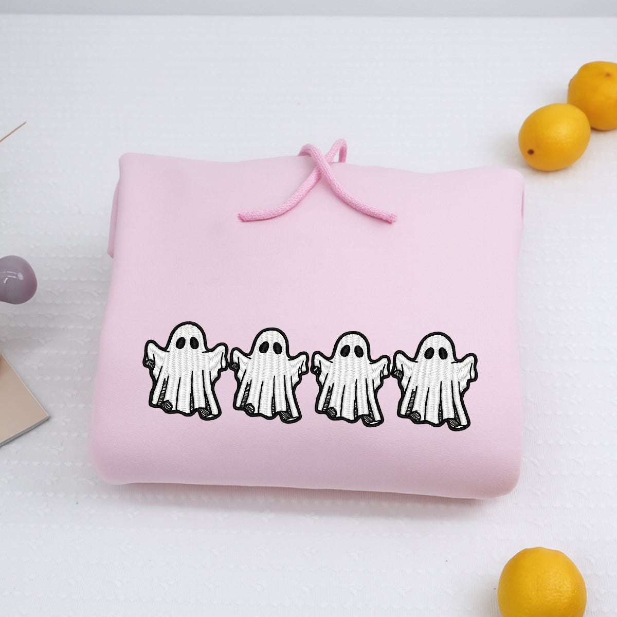 Individuell bestickte Engel- und Dämonenkatze-Kapuzenpullover für Paare