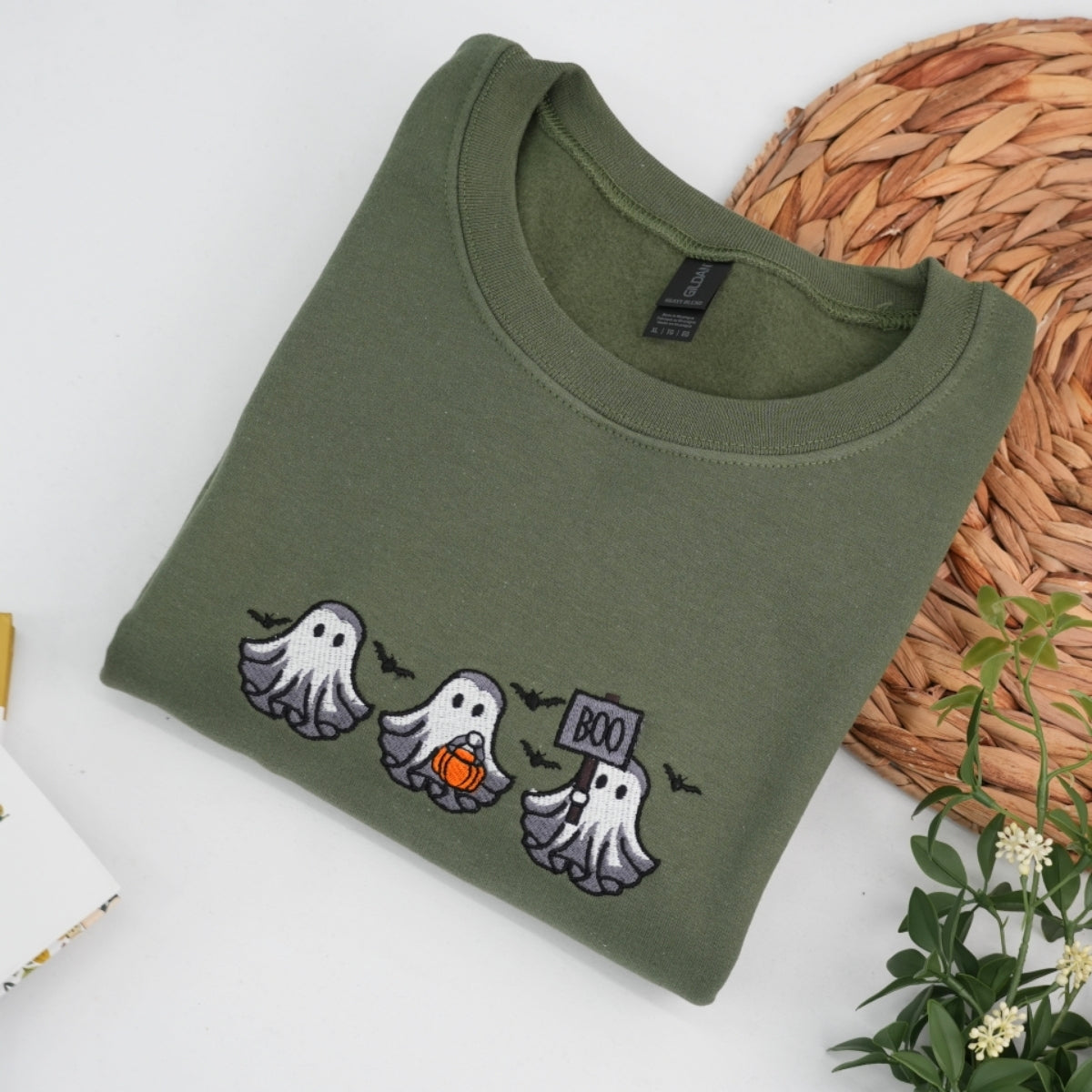 Individuell bestickte Engel- und Dämonenkatze-Kapuzenpullover für Paare