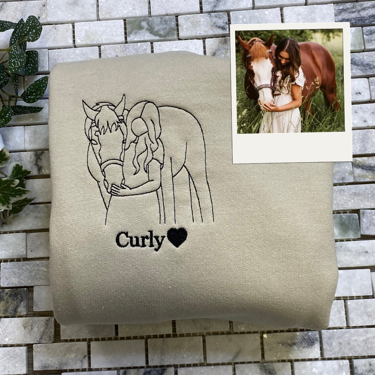 Individuell bestickte Engel- und Dämonenkatze-Kapuzenpullover für Paare