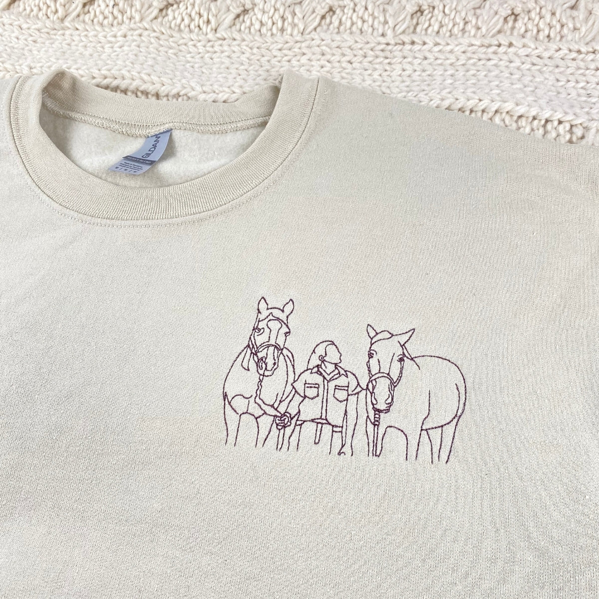 Individuell bestickte Engel- und Dämonenkatze-Kapuzenpullover für Paare