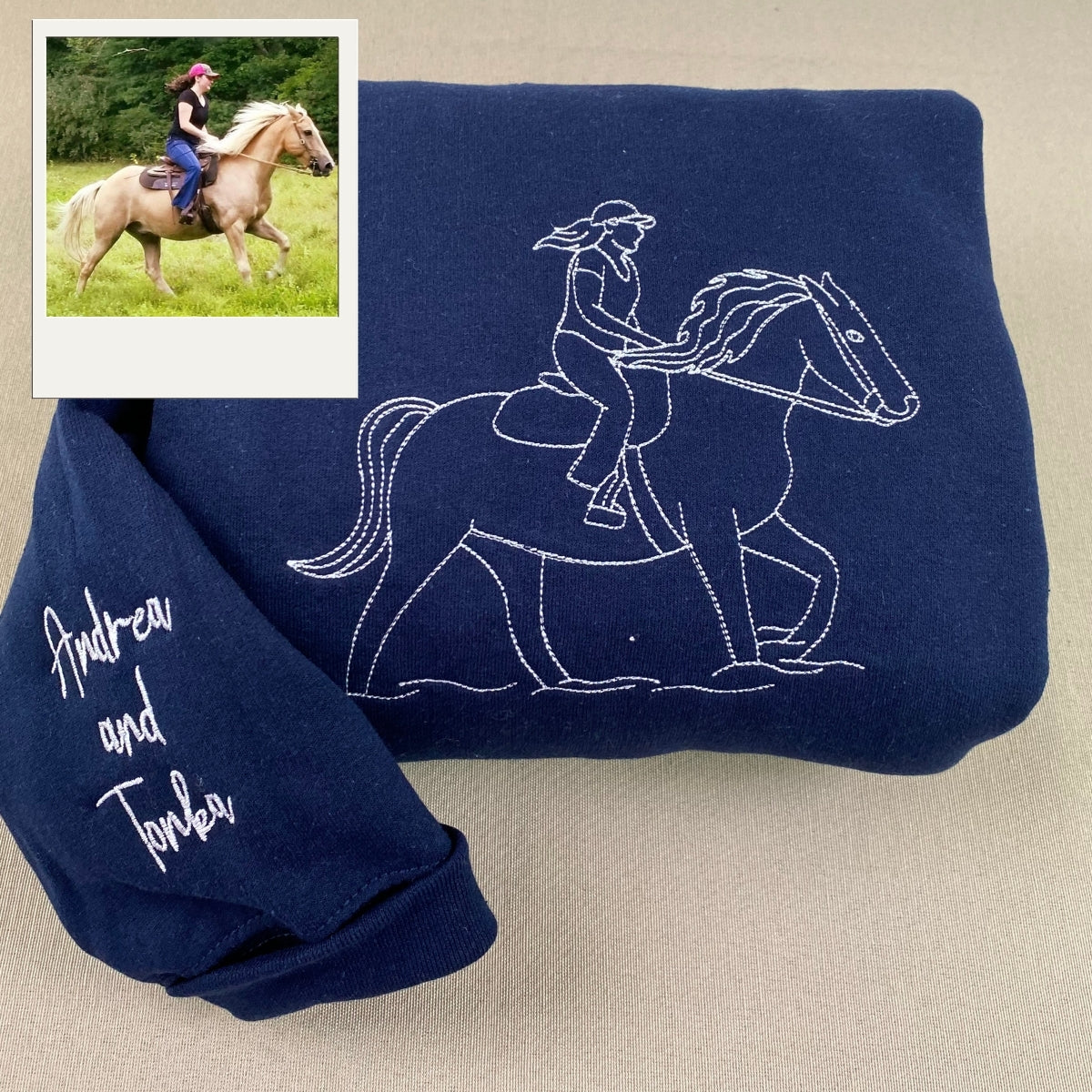 Individuell bestickte Engel- und Dämonenkatze-Kapuzenpullover für Paare