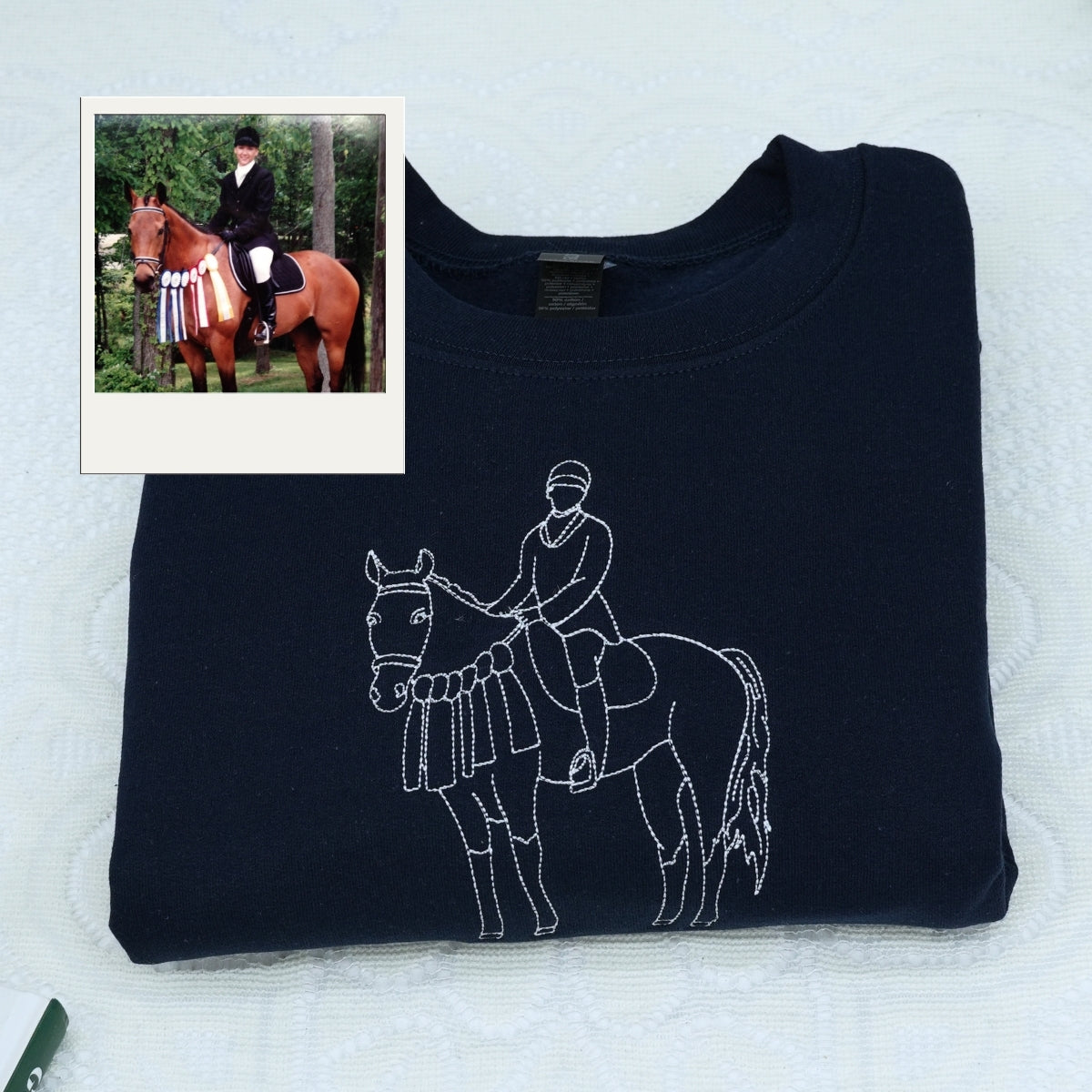 Horse Lover Custom Hoodies - Equestrian Embroidered Sweatshirts - Perfect Horse Rider Gift