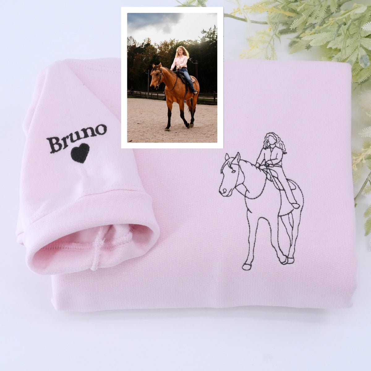 Horse Lover Custom Hoodies - Equestrian Embroidered Sweatshirts - Perfect Horse Rider Gift