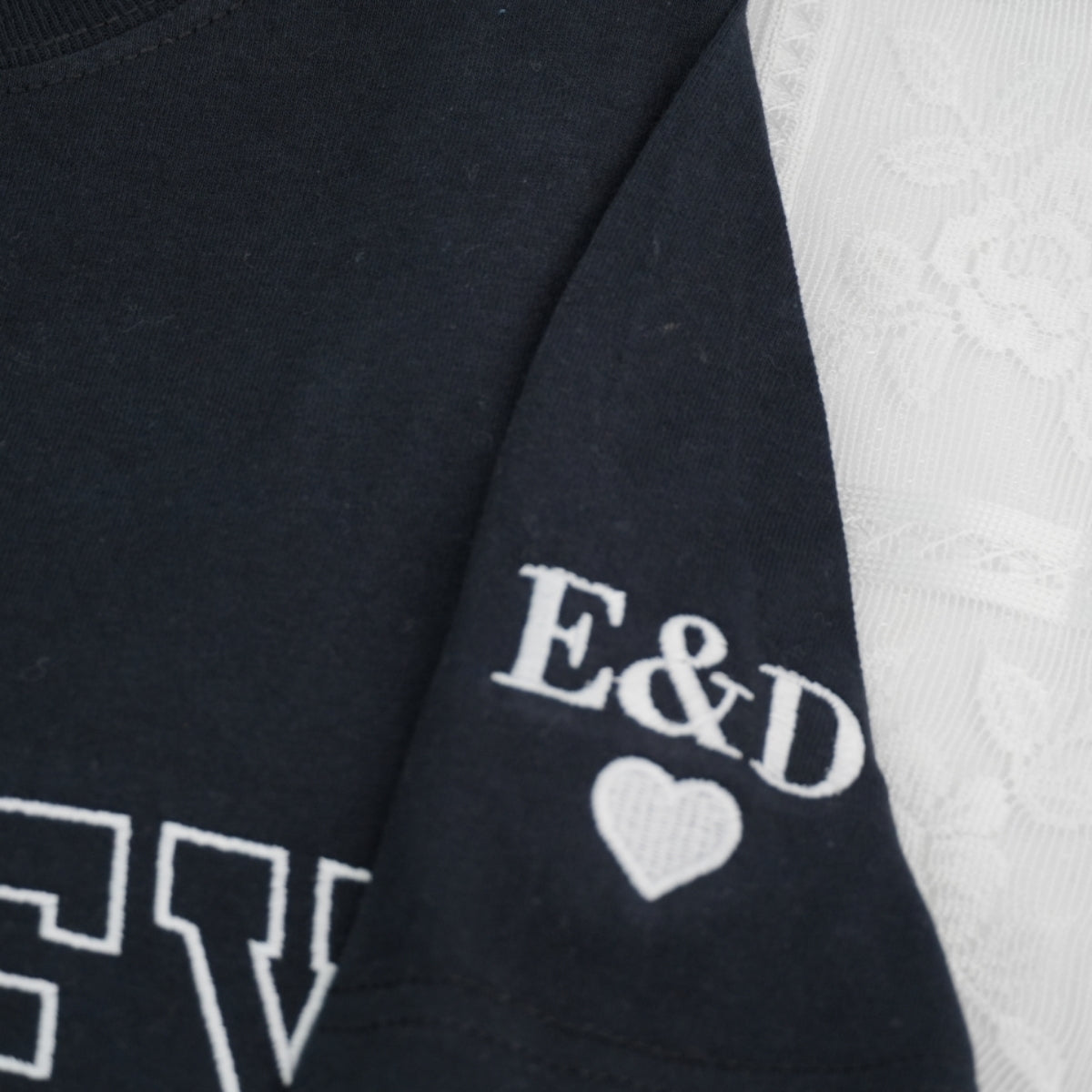 Individuell bestickte Engel- und Dämonenkatze-Kapuzenpullover für Paare