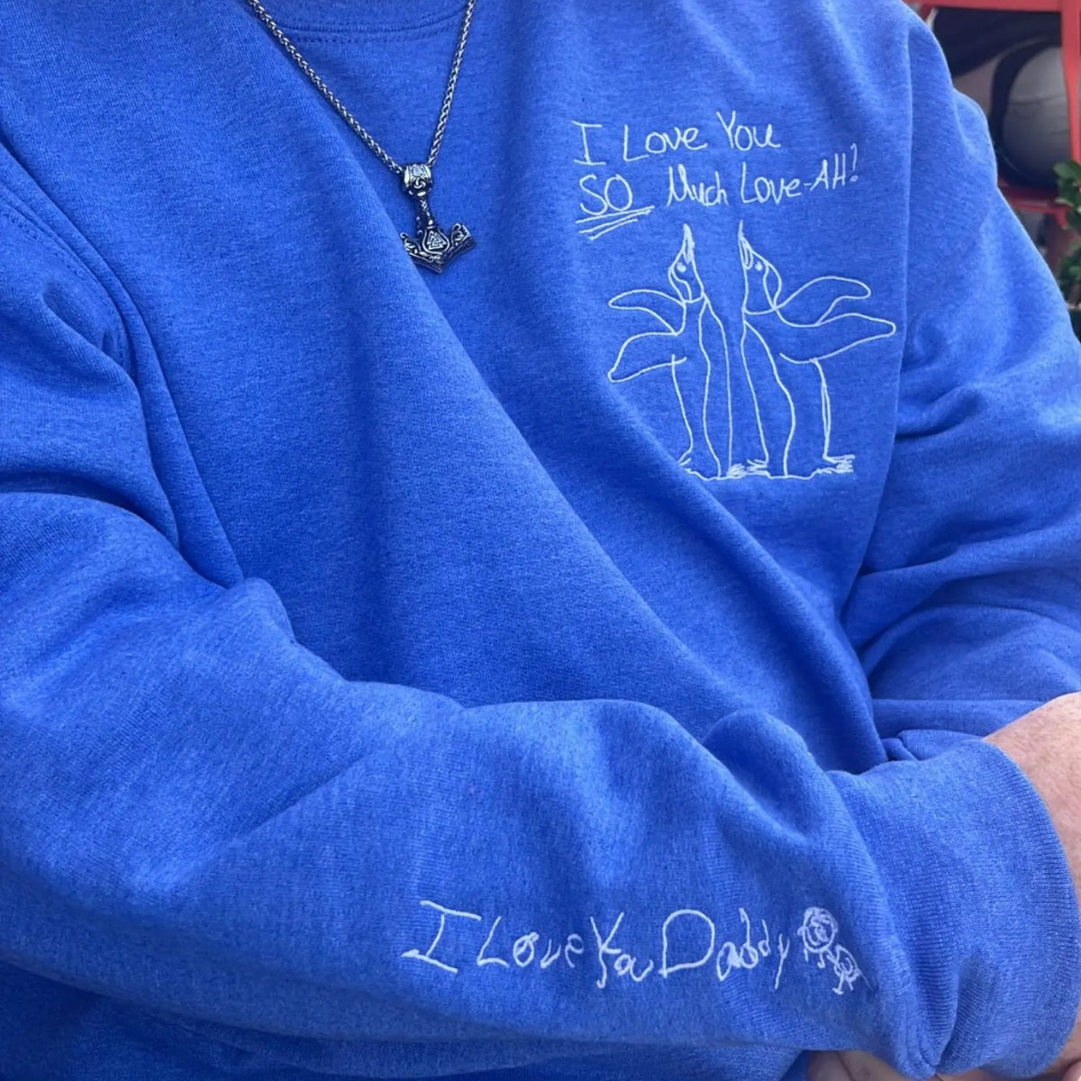 Individuell bestickte Engel- und Dämonenkatze-Kapuzenpullover für Paare