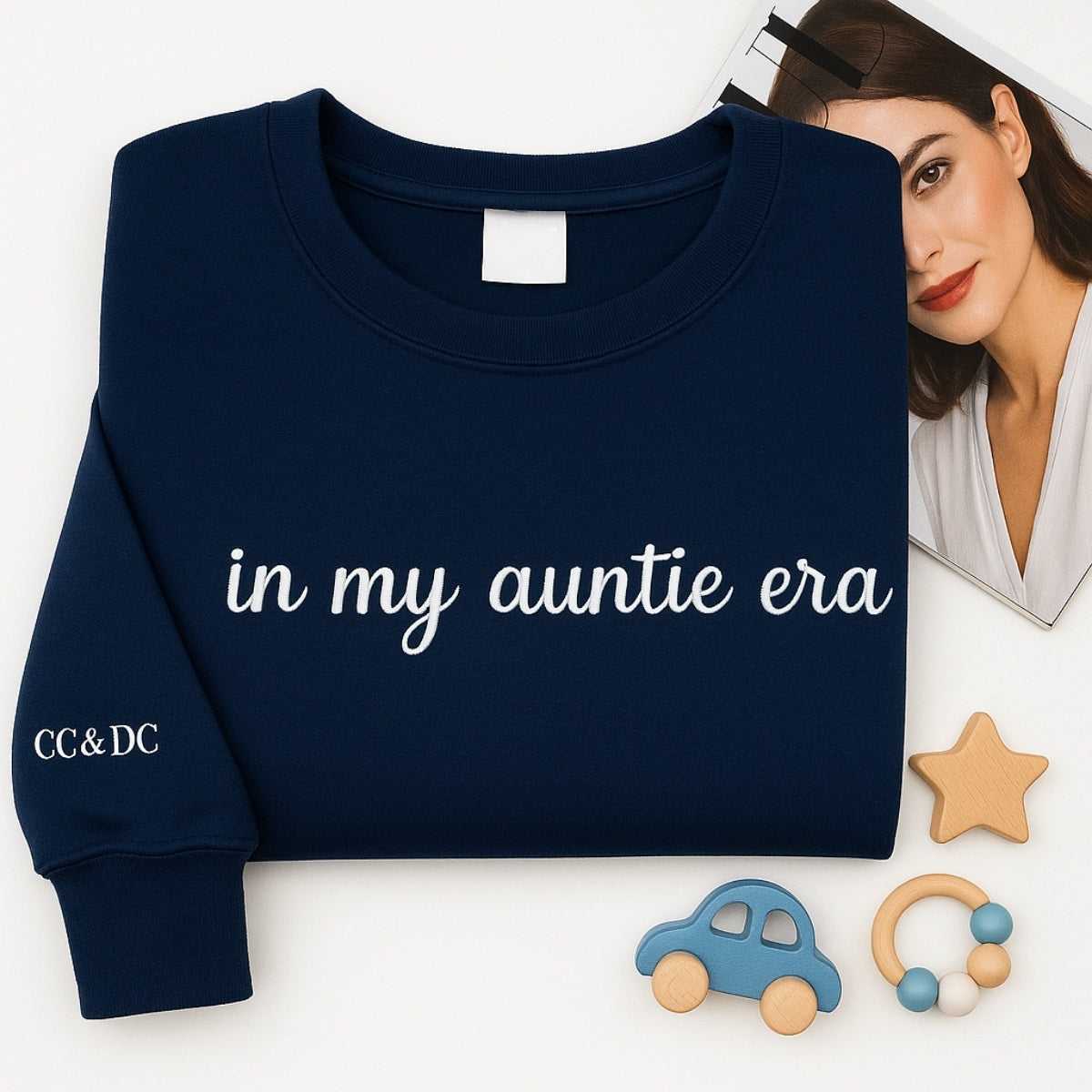 Individuell bestickte Engel- und Dämonenkatze-Kapuzenpullover für Paare