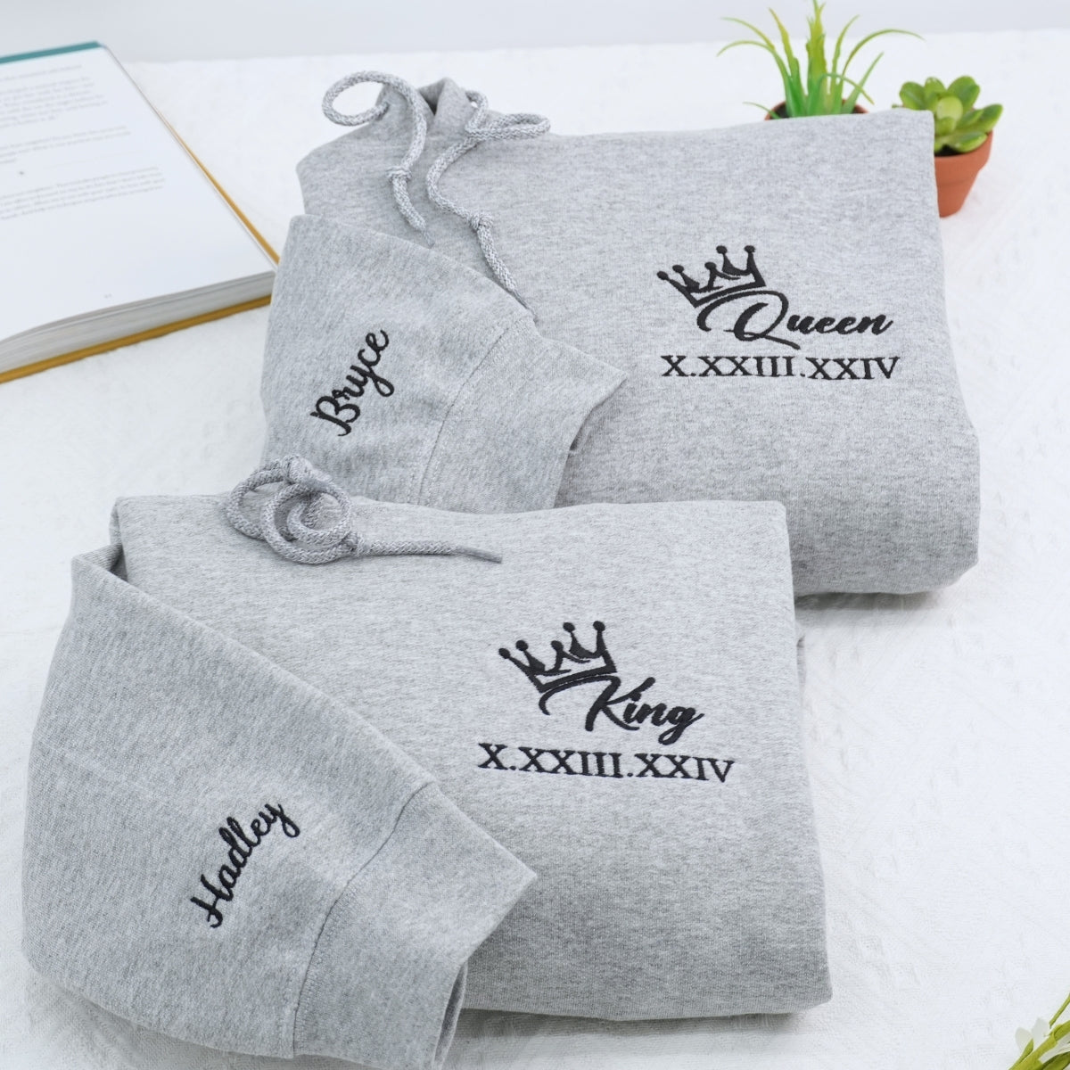 Queen Couple Hoodies King And Queen Hoodies Set King X Queen Crown