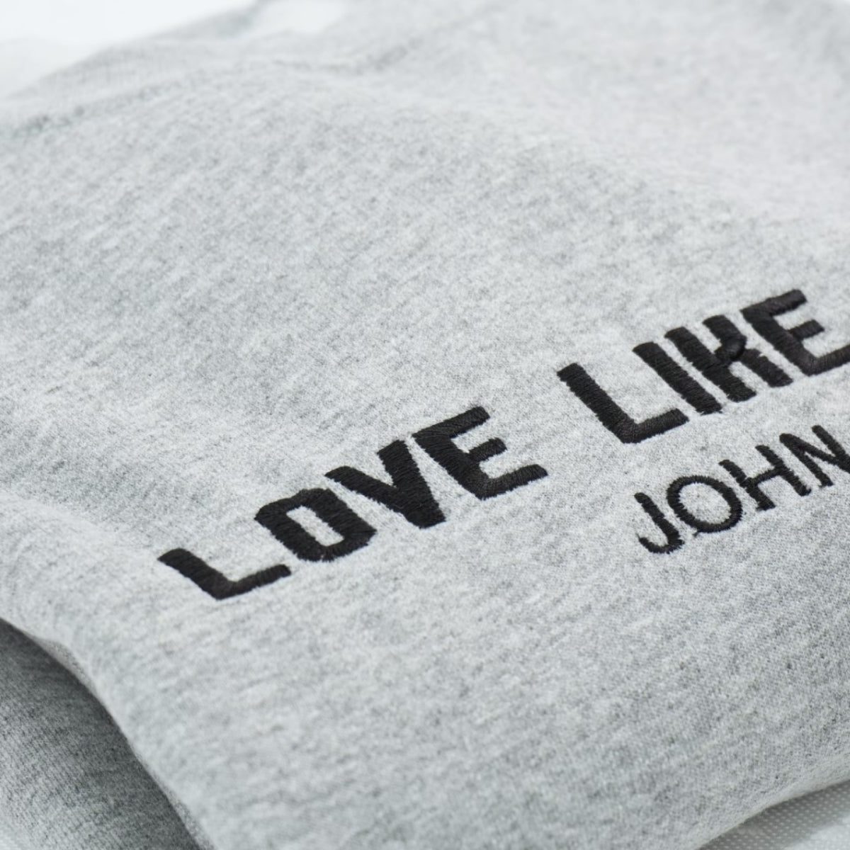 Love Like Jesus Sweatshirt - Faith Inspirational Embroidered Hoodie - Christian Gift