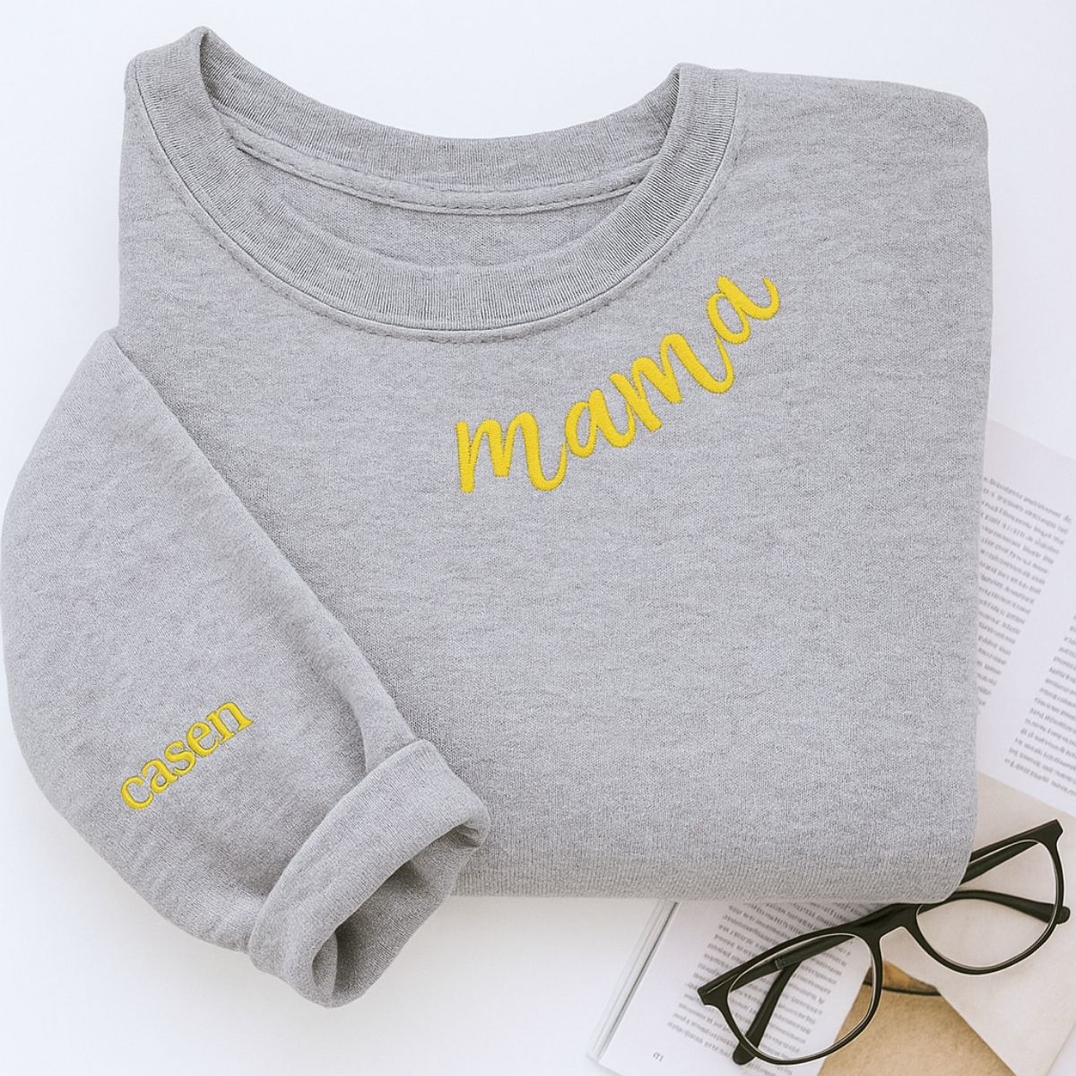 Individuell bestickte Engel- und Dämonenkatze-Kapuzenpullover für Paare