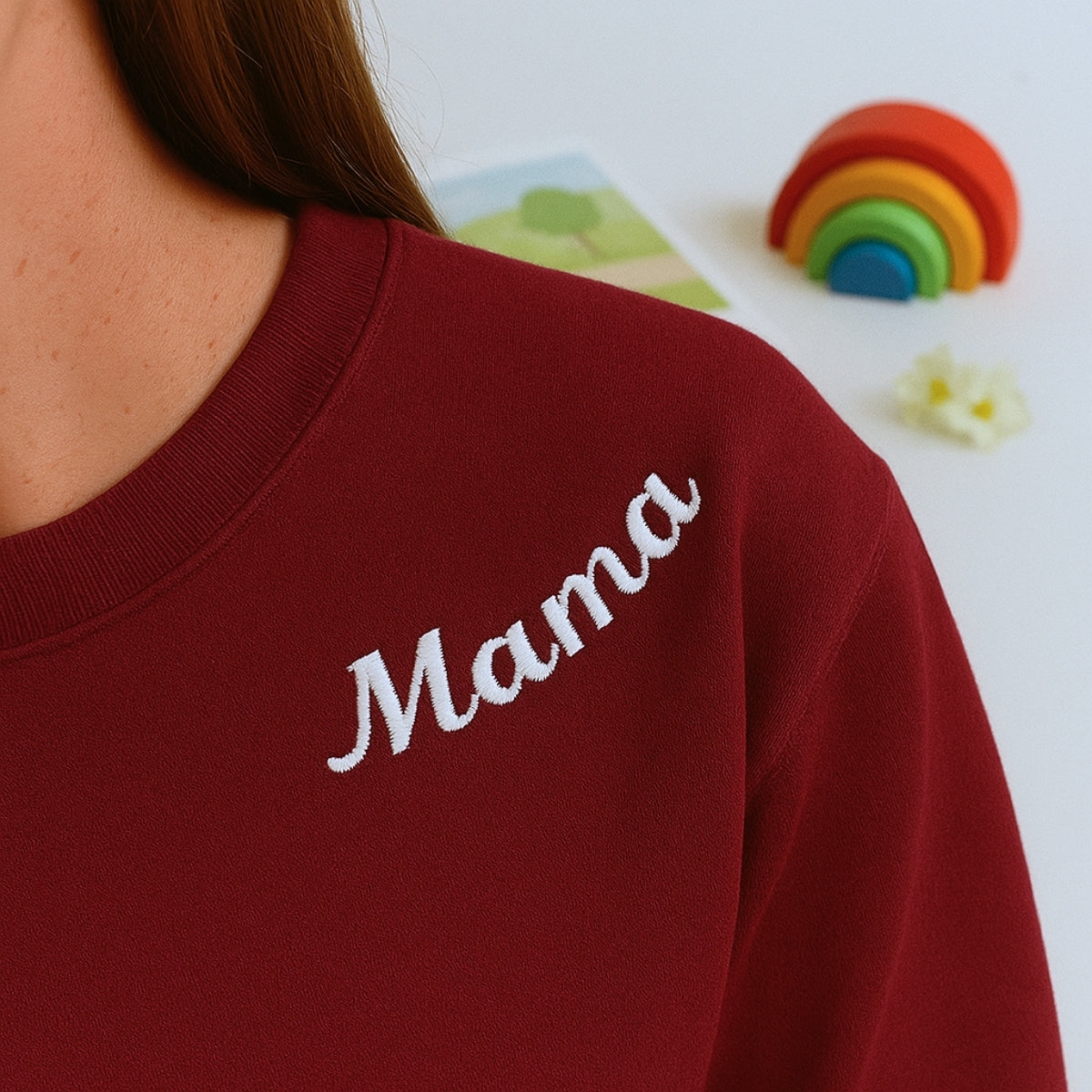 Individuell bestickte Engel- und Dämonenkatze-Kapuzenpullover für Paare