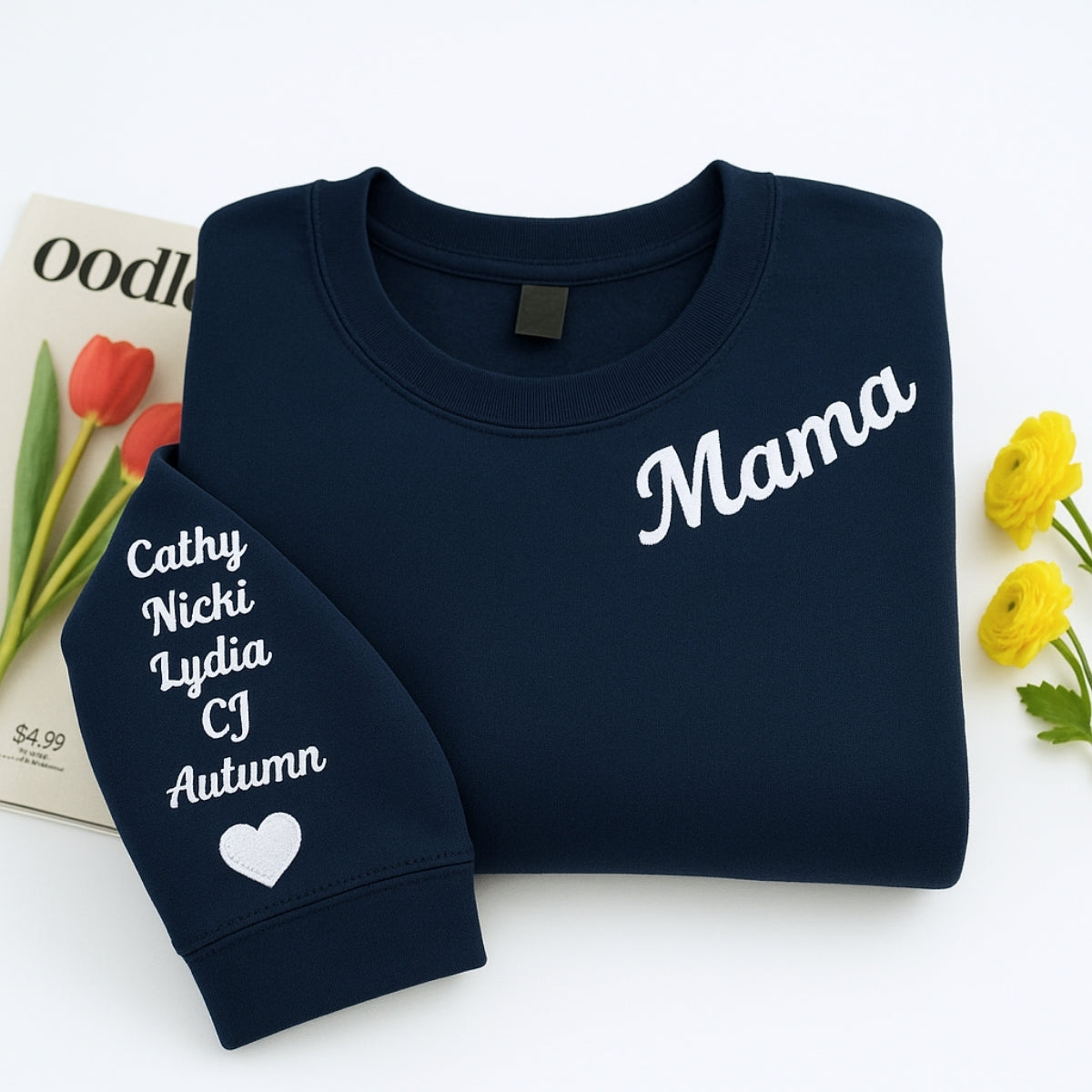 Individuell bestickte Engel- und Dämonenkatze-Kapuzenpullover für Paare