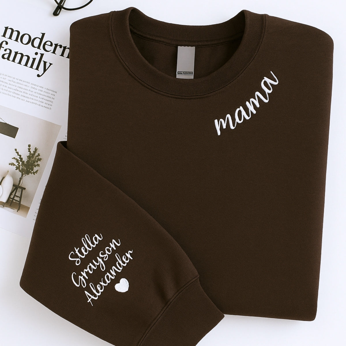 Individuell bestickte Engel- und Dämonenkatze-Kapuzenpullover für Paare