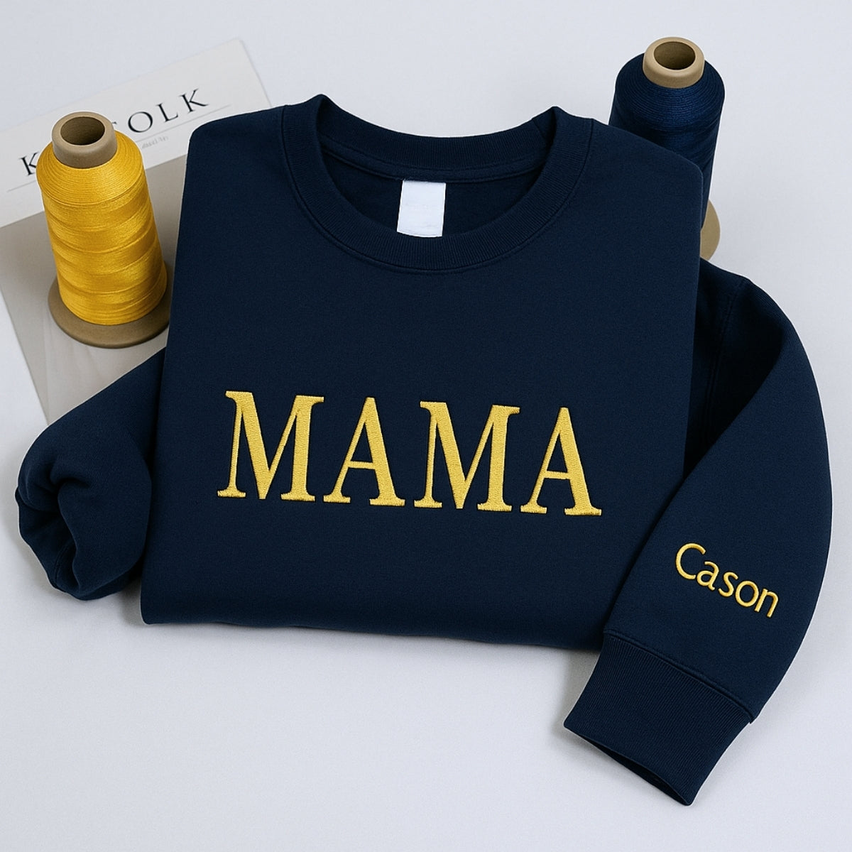 Individuell bestickte Engel- und Dämonenkatze-Kapuzenpullover für Paare