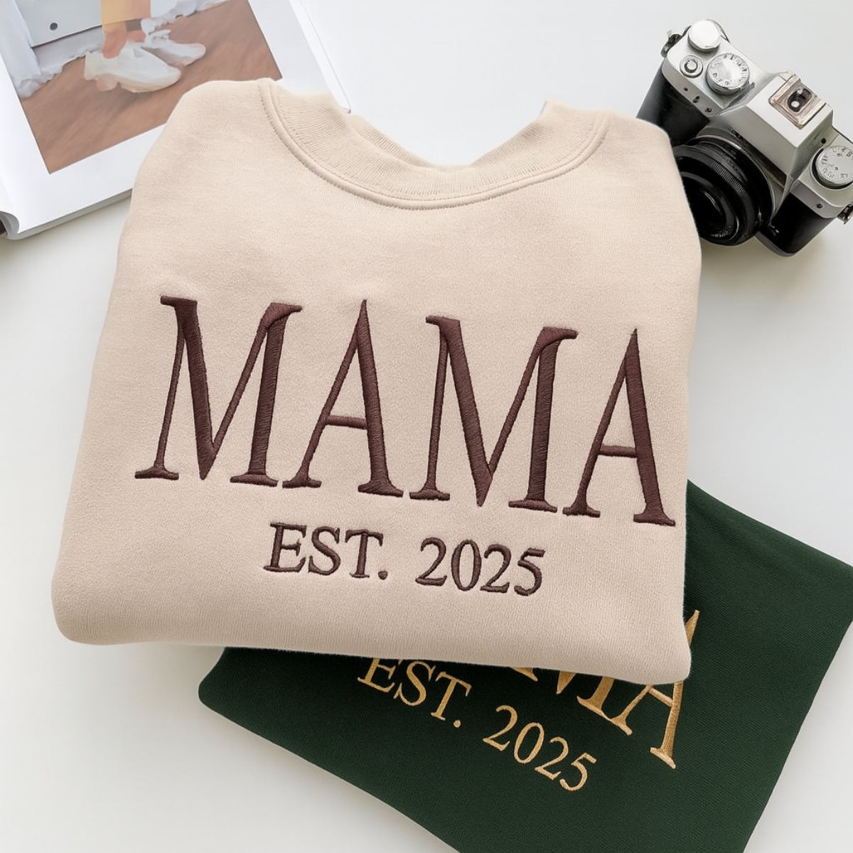 Individuell bestickte Engel- und Dämonenkatze-Kapuzenpullover für Paare