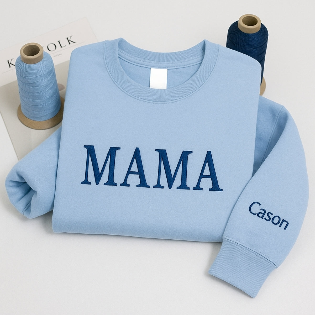 Individuell bestickte Engel- und Dämonenkatze-Kapuzenpullover für Paare