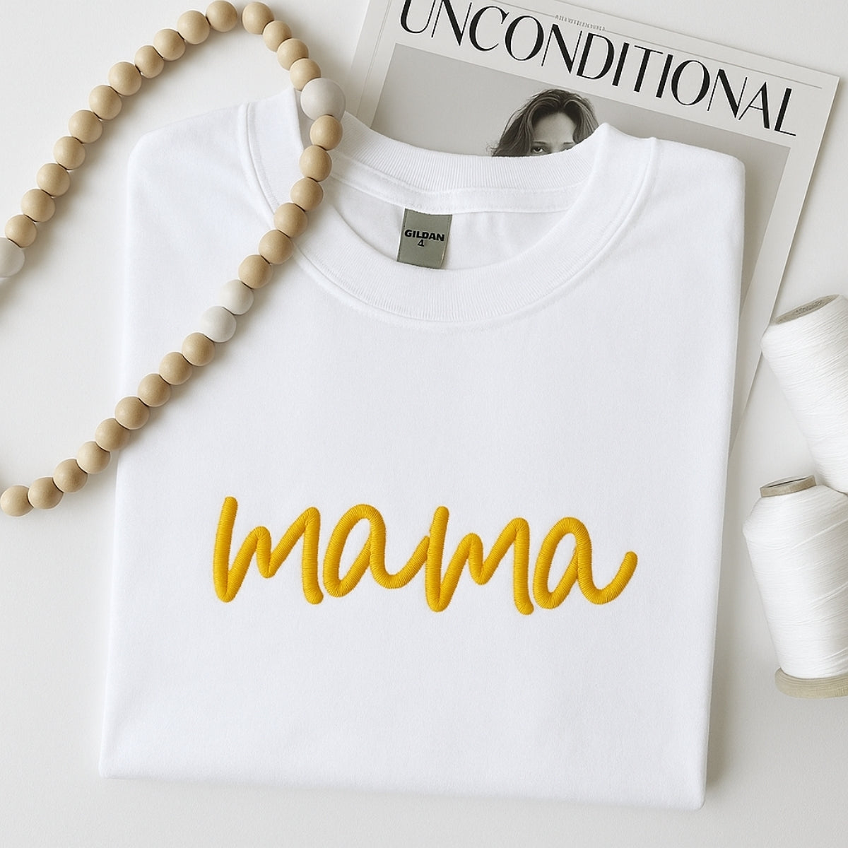Mom Custom Sweatshirts - Mama Embroidered Hoodies - Perfect Mother&#39;s Day Gift