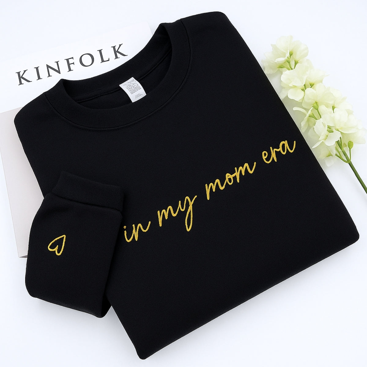 Individuell bestickte Engel- und Dämonenkatze-Kapuzenpullover für Paare