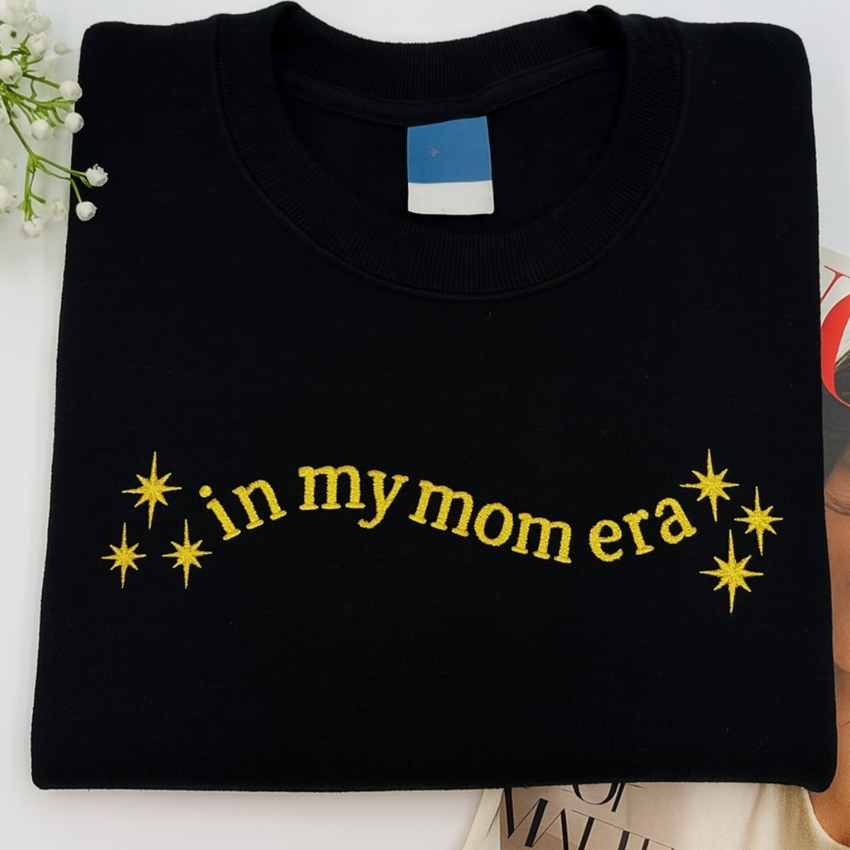 Individuell bestickte Engel- und Dämonenkatze-Kapuzenpullover für Paare