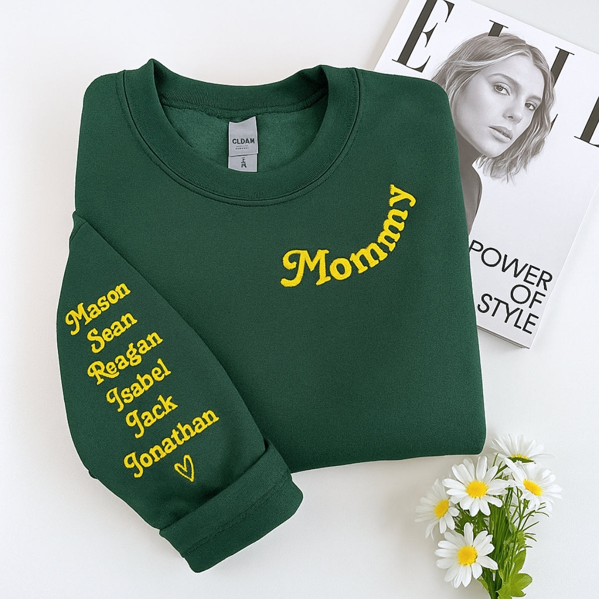 Individuell bestickte Engel- und Dämonenkatze-Kapuzenpullover für Paare